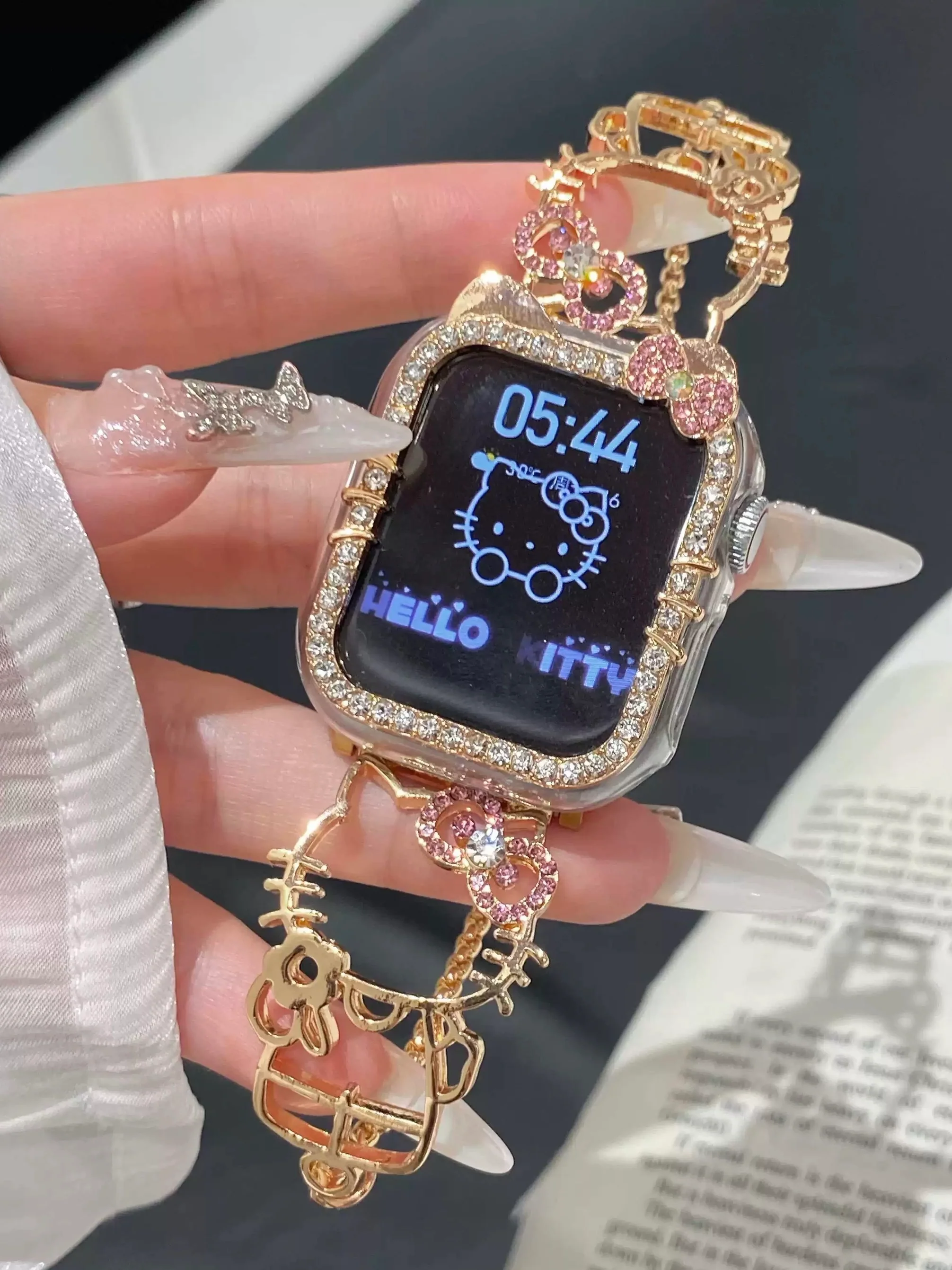 Hellokitty Shape Apple Watch Band Strap Bands Bracelet Wristband for iWatch Series