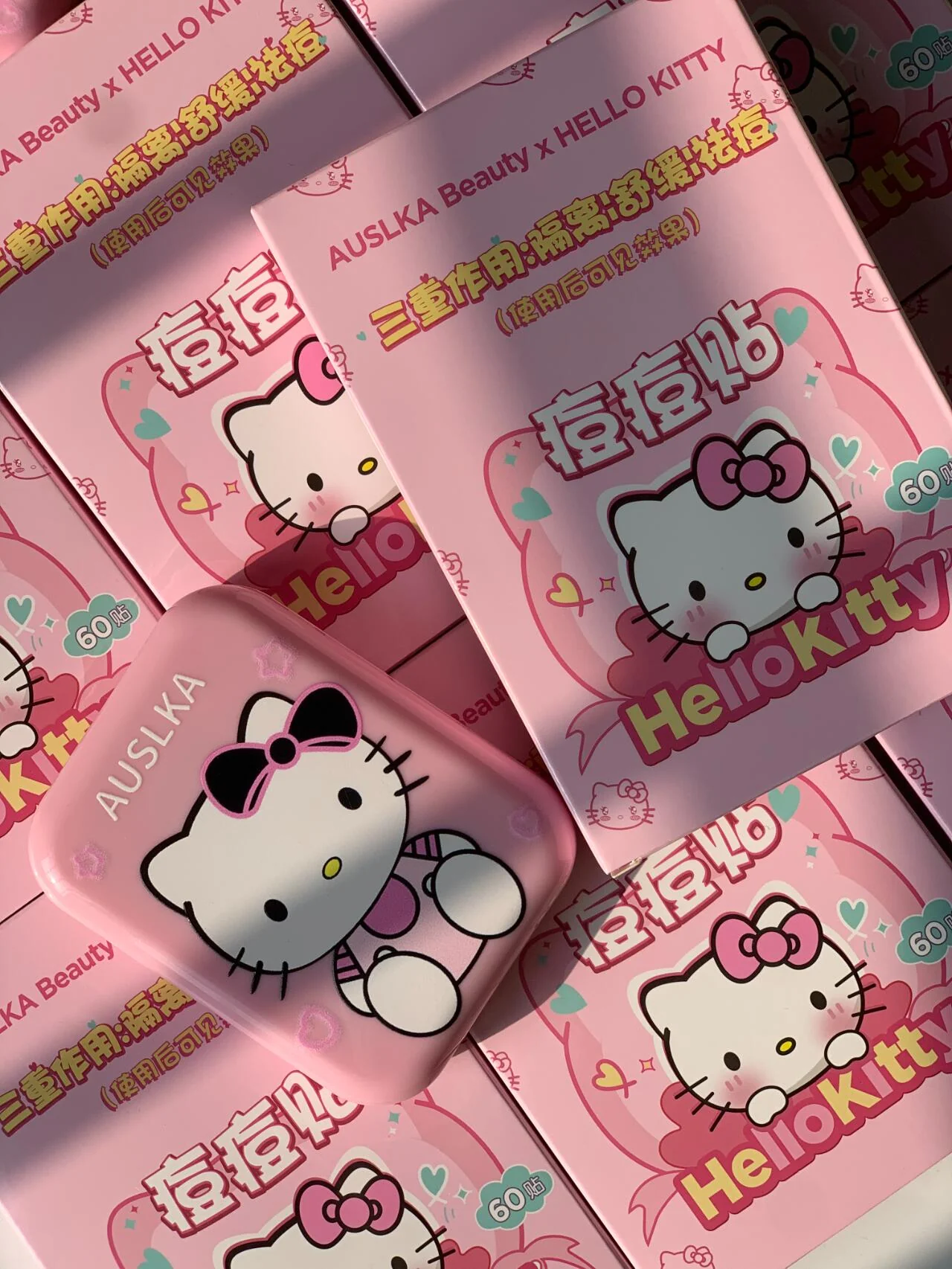 Hellokitty Pimple Patches for Face Hydrocolloid Acne Patches Facial Skin Care Products Containing Salicylic Acid,Tea Tree Oil