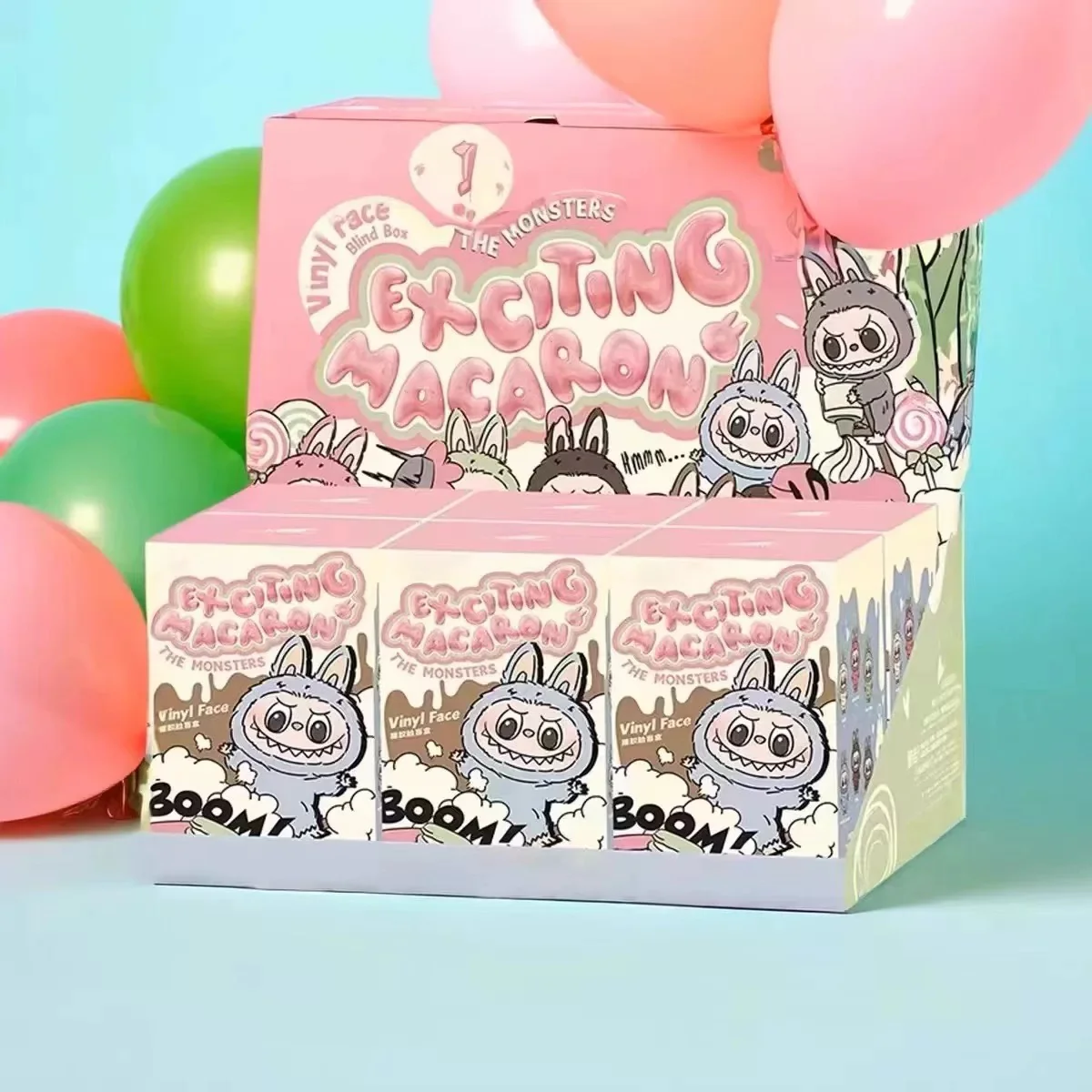 Labubu THE MONSTERS  Exciting Macaron Vinyl Face Blind Box