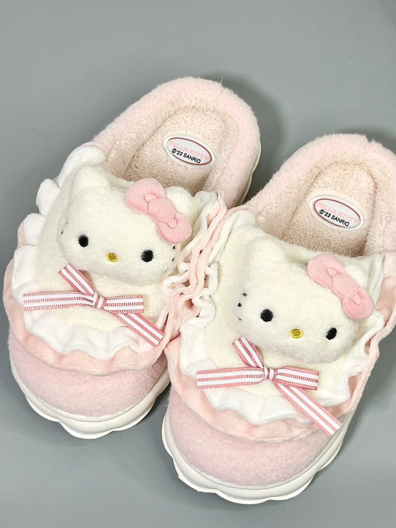 KT Fuzzy Fluffy Slippers Women Kawaii Slippers for Women Fluffy Kawaii House Slippers Cute Slippers