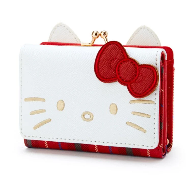 Sanrio Cute Character Small Wallet Short Ladies Wallet Leather Tri-fold Wallet Money Bag