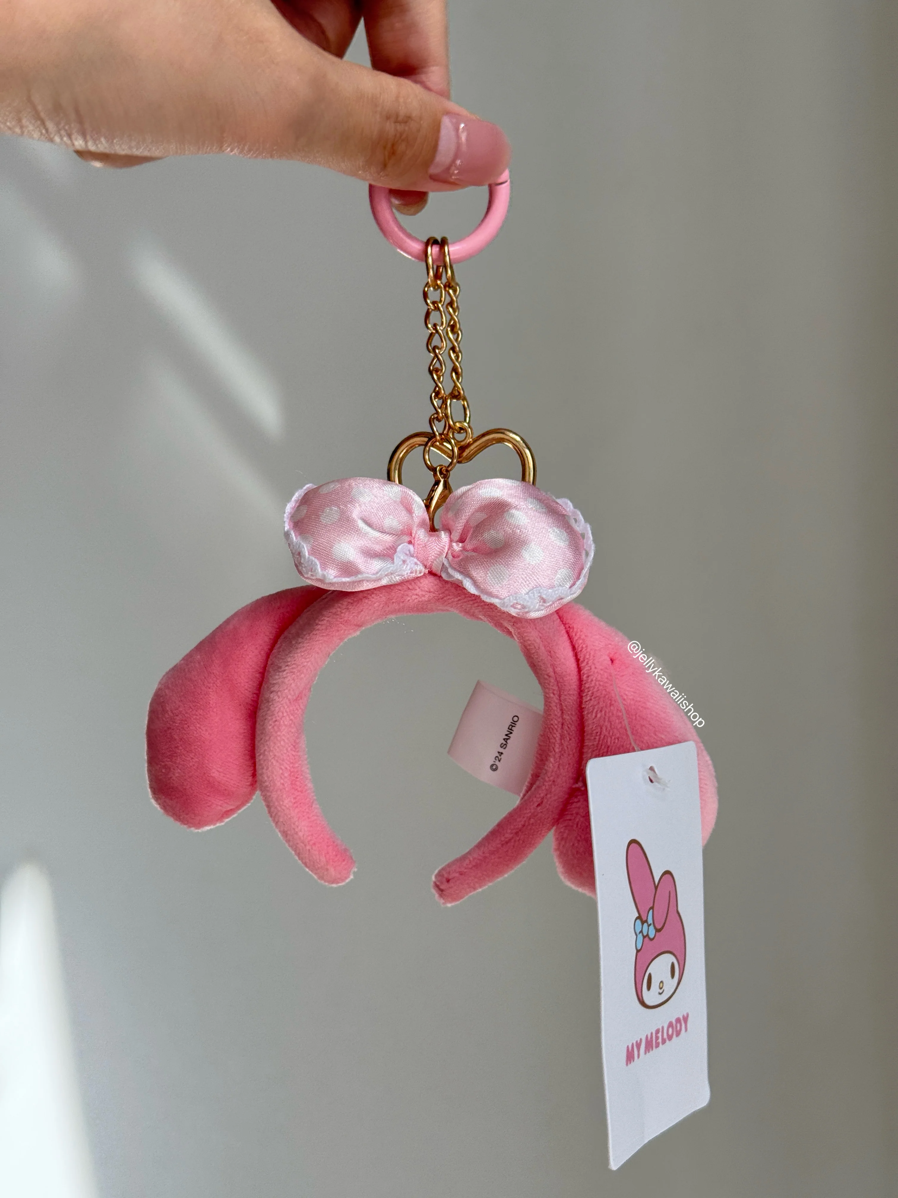 Sanrio Plush hair band 17cm Doll Clothes Suitable for 17cm Labubu Plushies Keychain Accessories