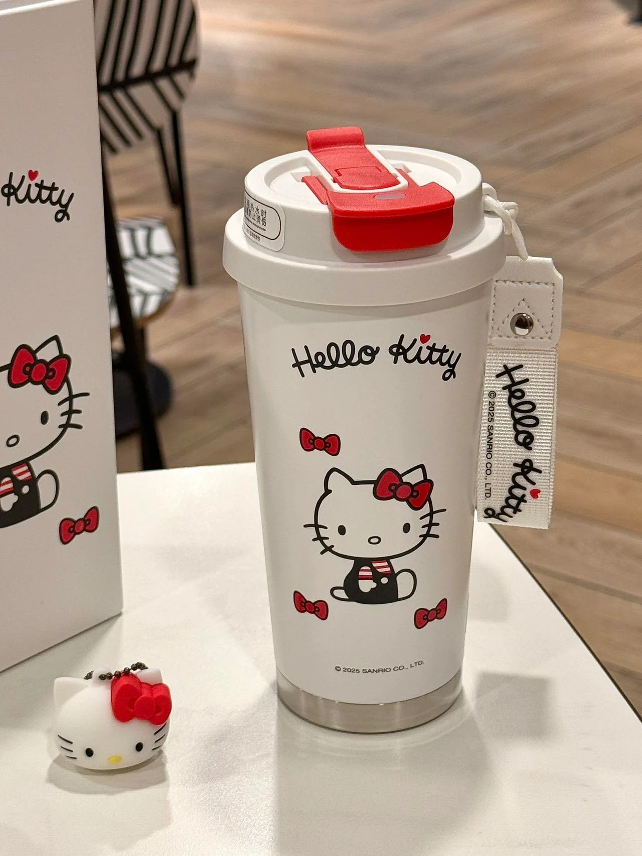 Sanrio 18oz Tumbler Stainless Steel Vacuum Insulated Coffee Travel Mug with Lid Thermal Cup for Outdoor