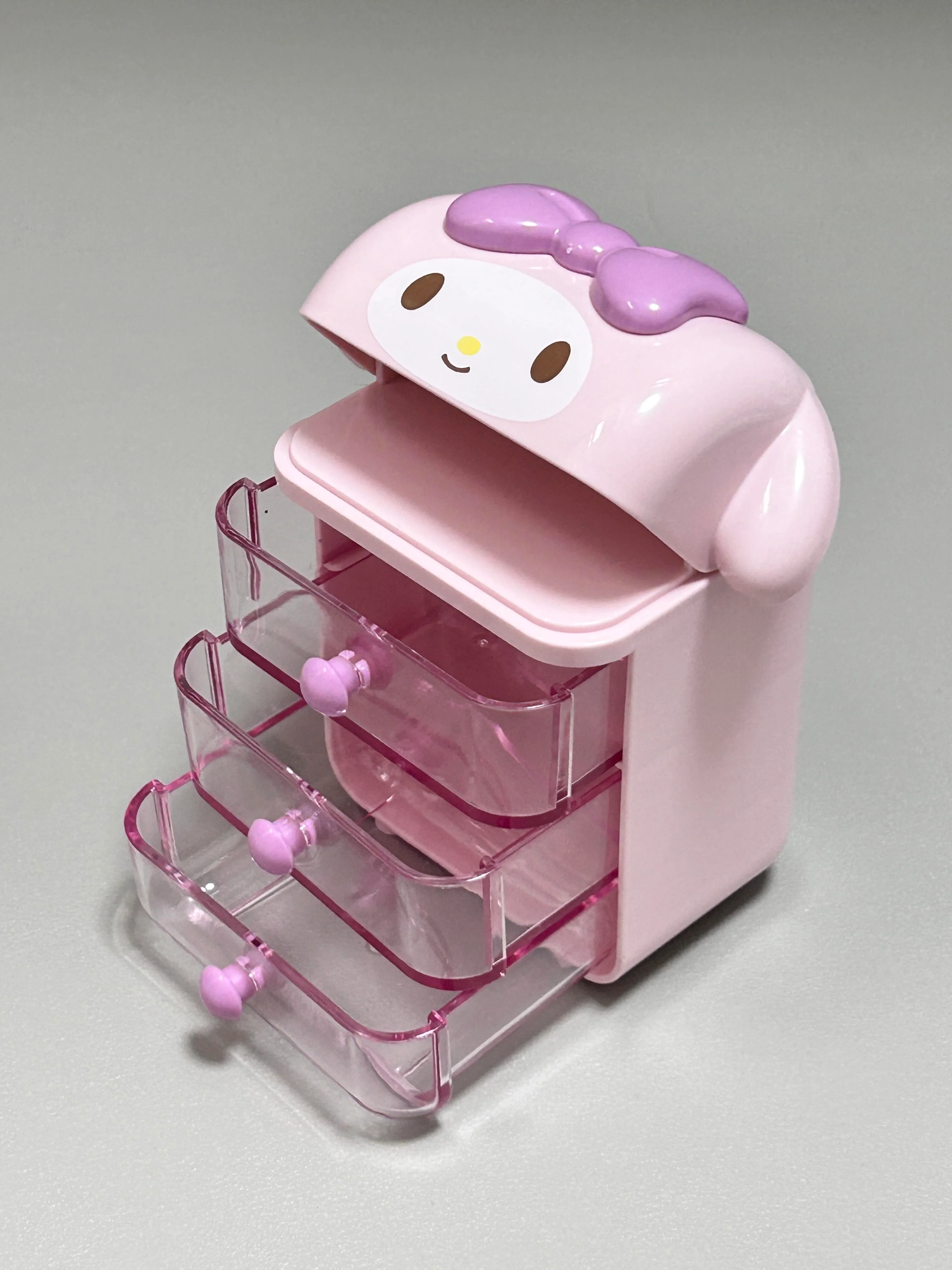 Sanrio Character 3-Drawer Mini Drawer Locker Compact Storage Organization Drawers