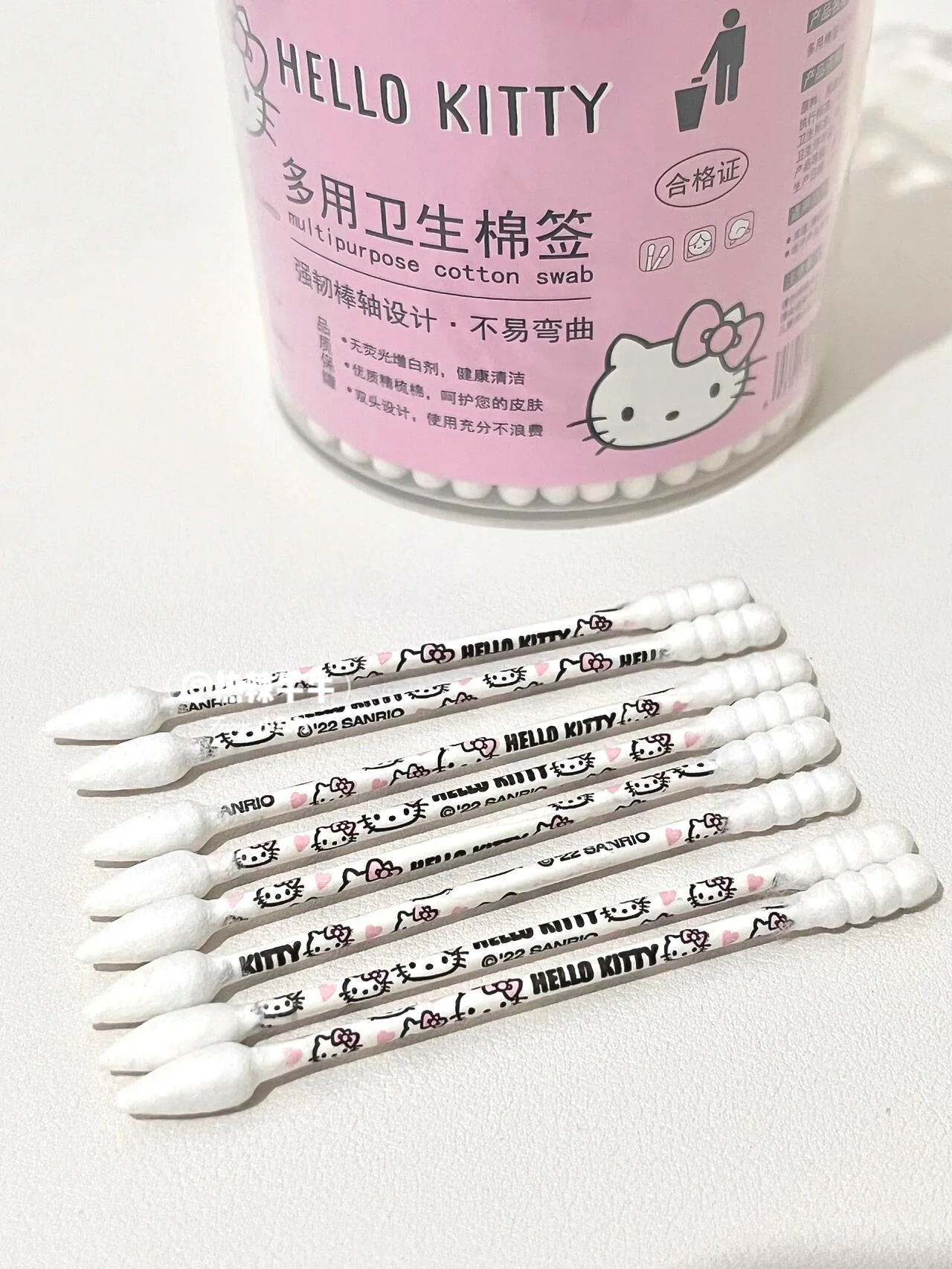 Sanrio Bamboo Cotton Swabs(1 Pack of 180)