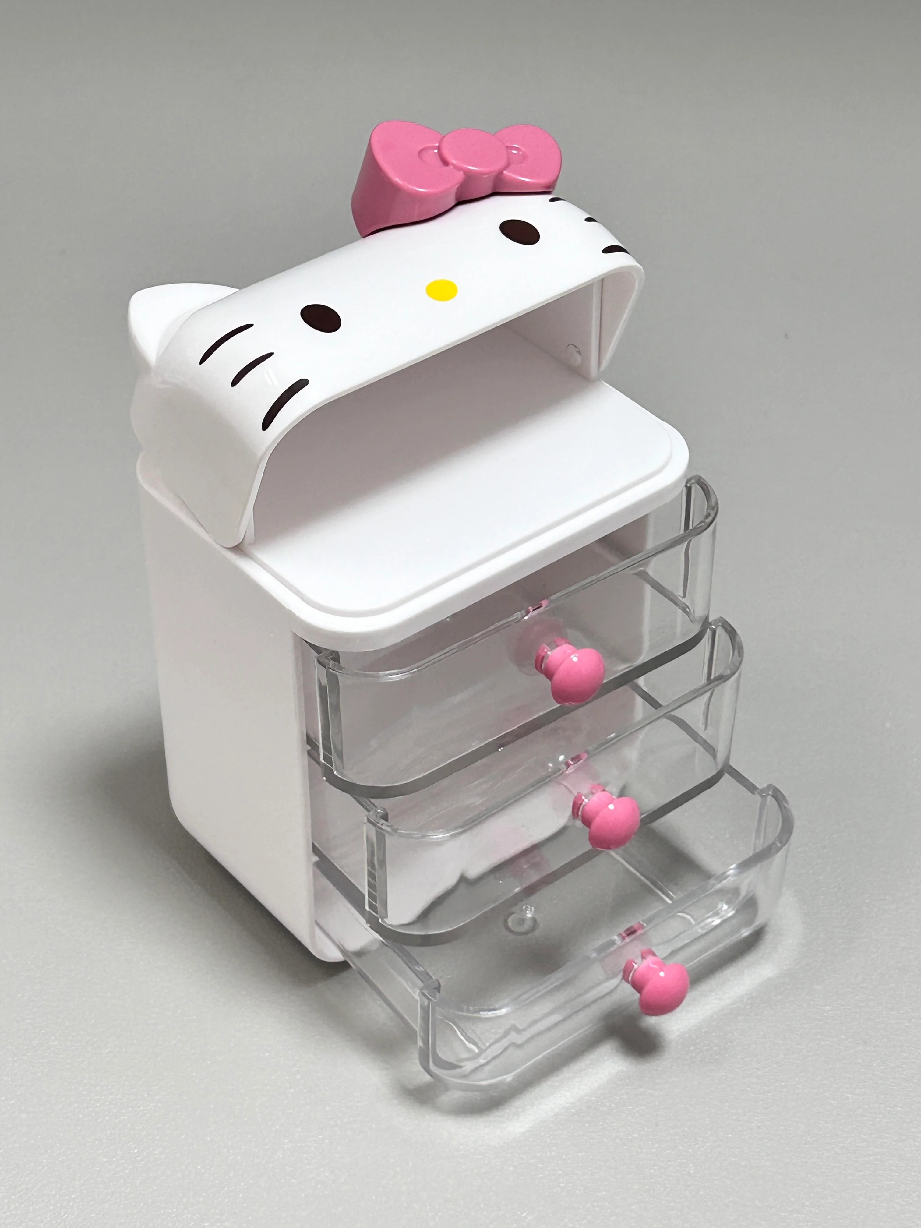 Sanrio Character 3-Drawer Mini Drawer Locker Compact Storage Organization Drawers
