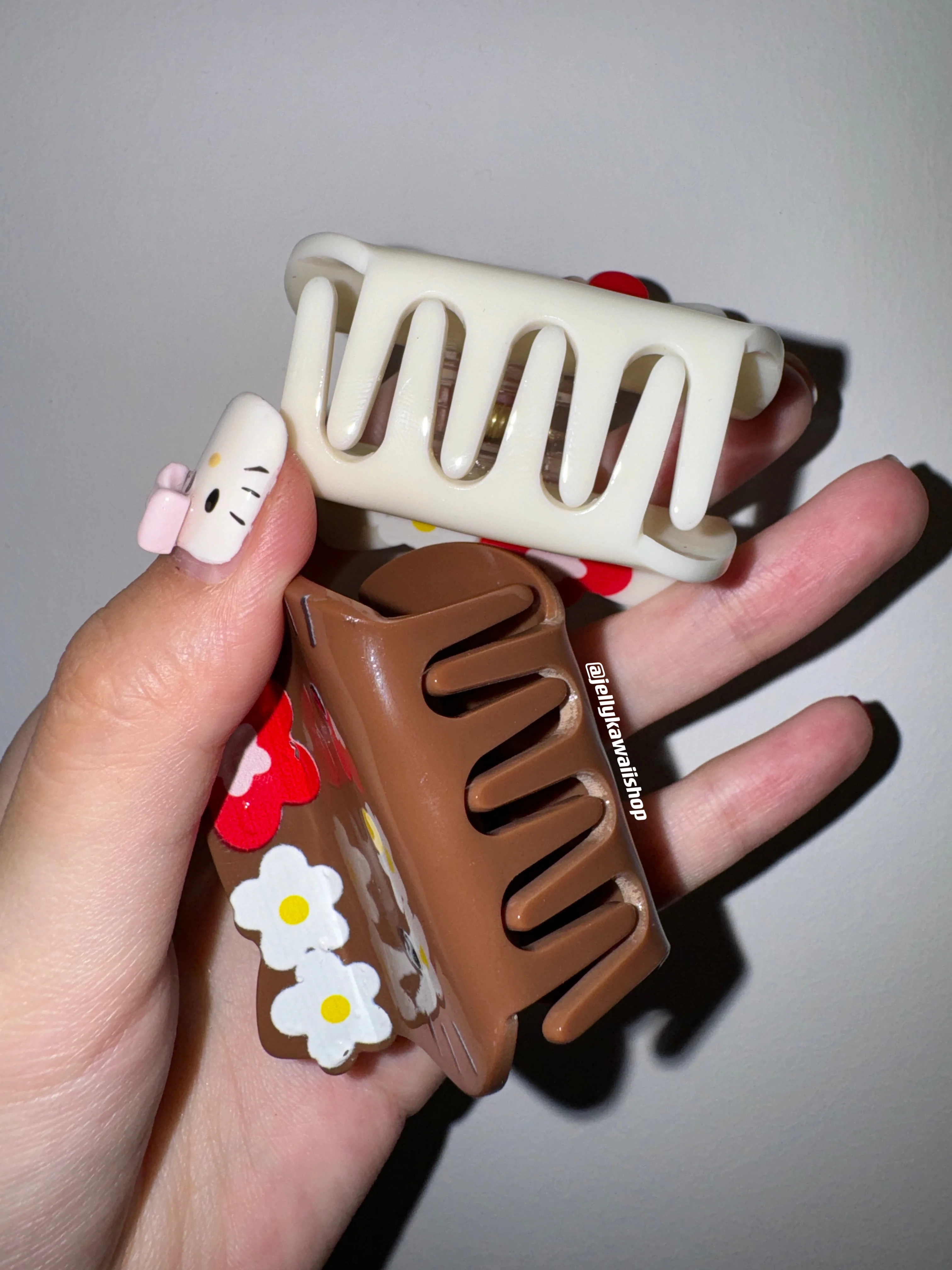 Tan KT Hair Clip Hair Pin Vance clip Hair Accessories｜2 Count (Pack of 1)