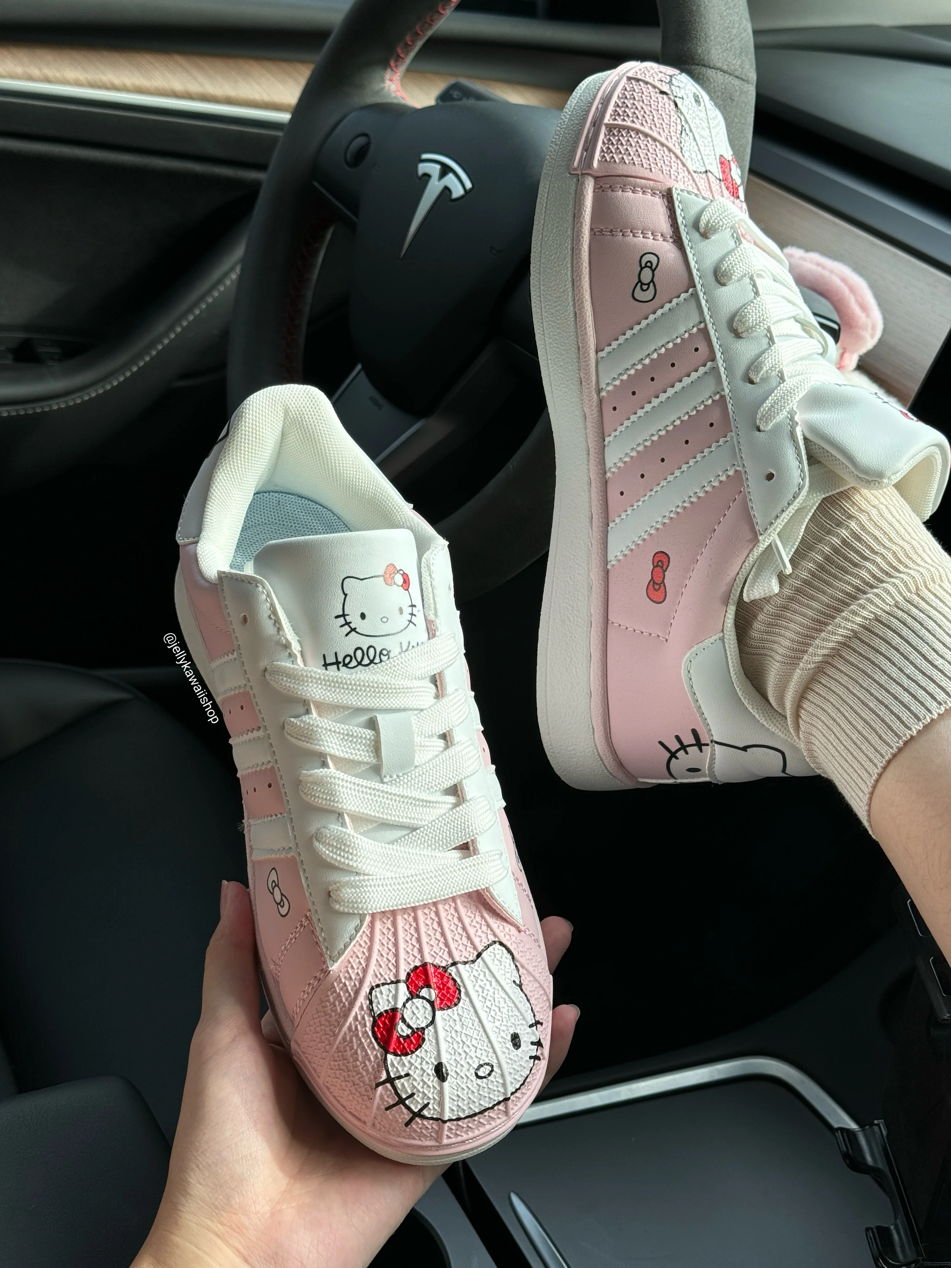 Hellokitty Pink Cute Sneakers Casual Fashion Comfortable Classic Shoes