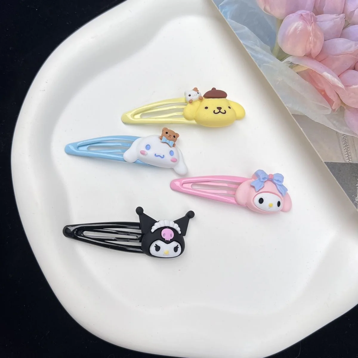 Sanrio hair clips | 6 Count (Pack of 1)
