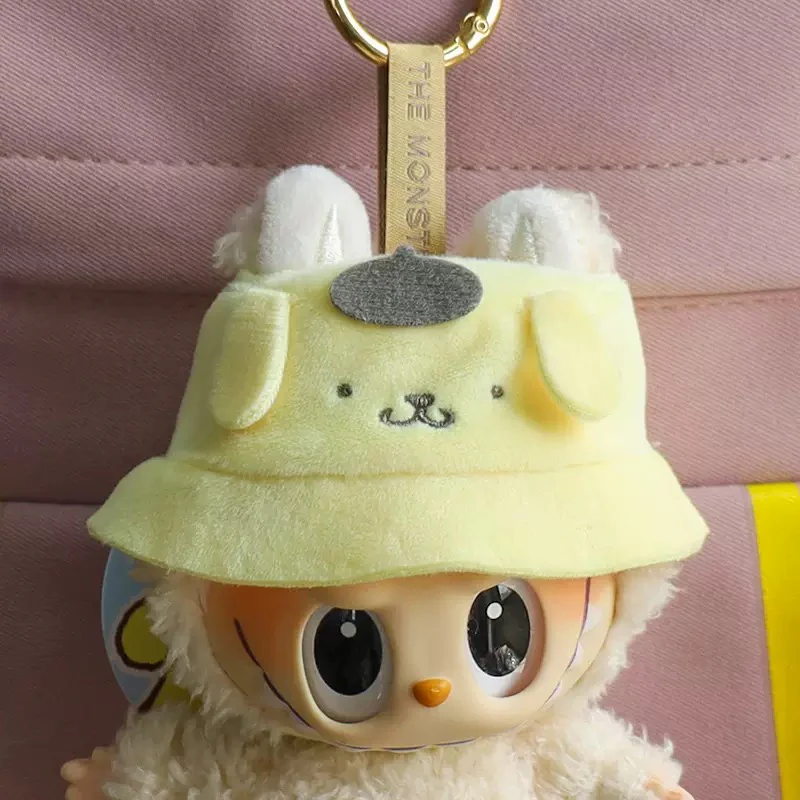 Sanrio Hat 17cm Doll Clothes Suitable for 17cm Labubu Plushies Keychain Accessories