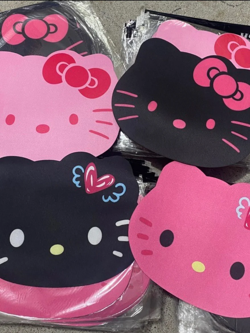 KT Mouse Pad Cute 2 Pack, Small Waterproof PVC Mousepad, Non-Slip Rubber Base Personalized Computer Mouse Mat for Office Home