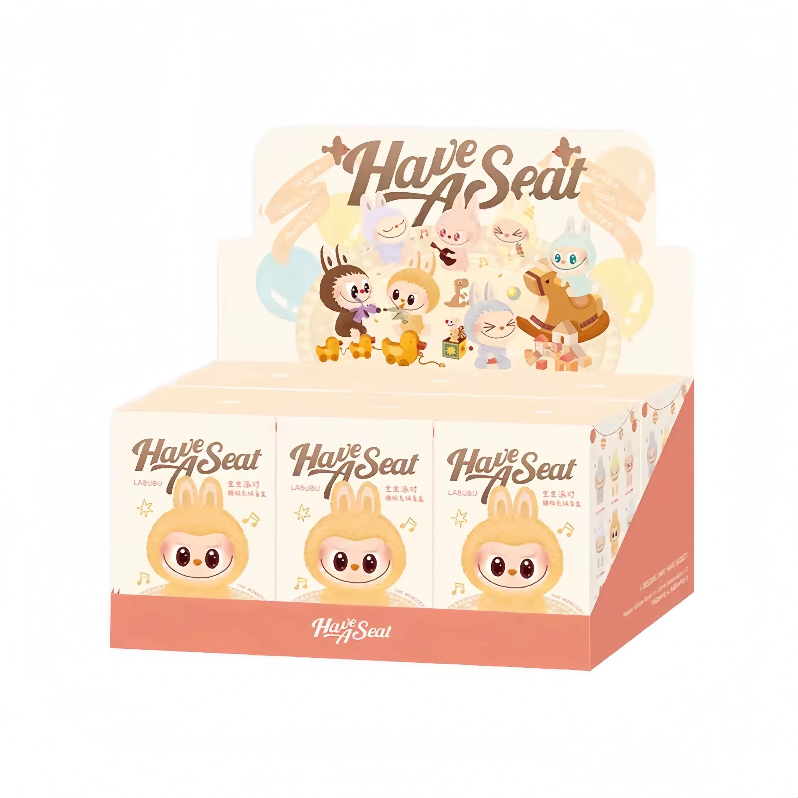 Labubu THE MONSTERS Have a Seat Vinyl Face Blind Box