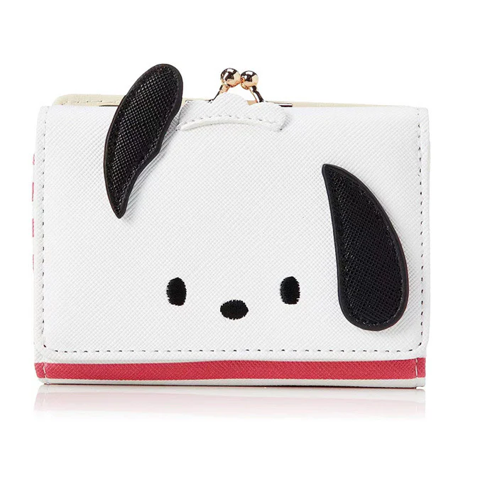 Sanrio Cute Character Small Wallet Short Ladies Wallet Leather Tri-fold Wallet Money Bag
