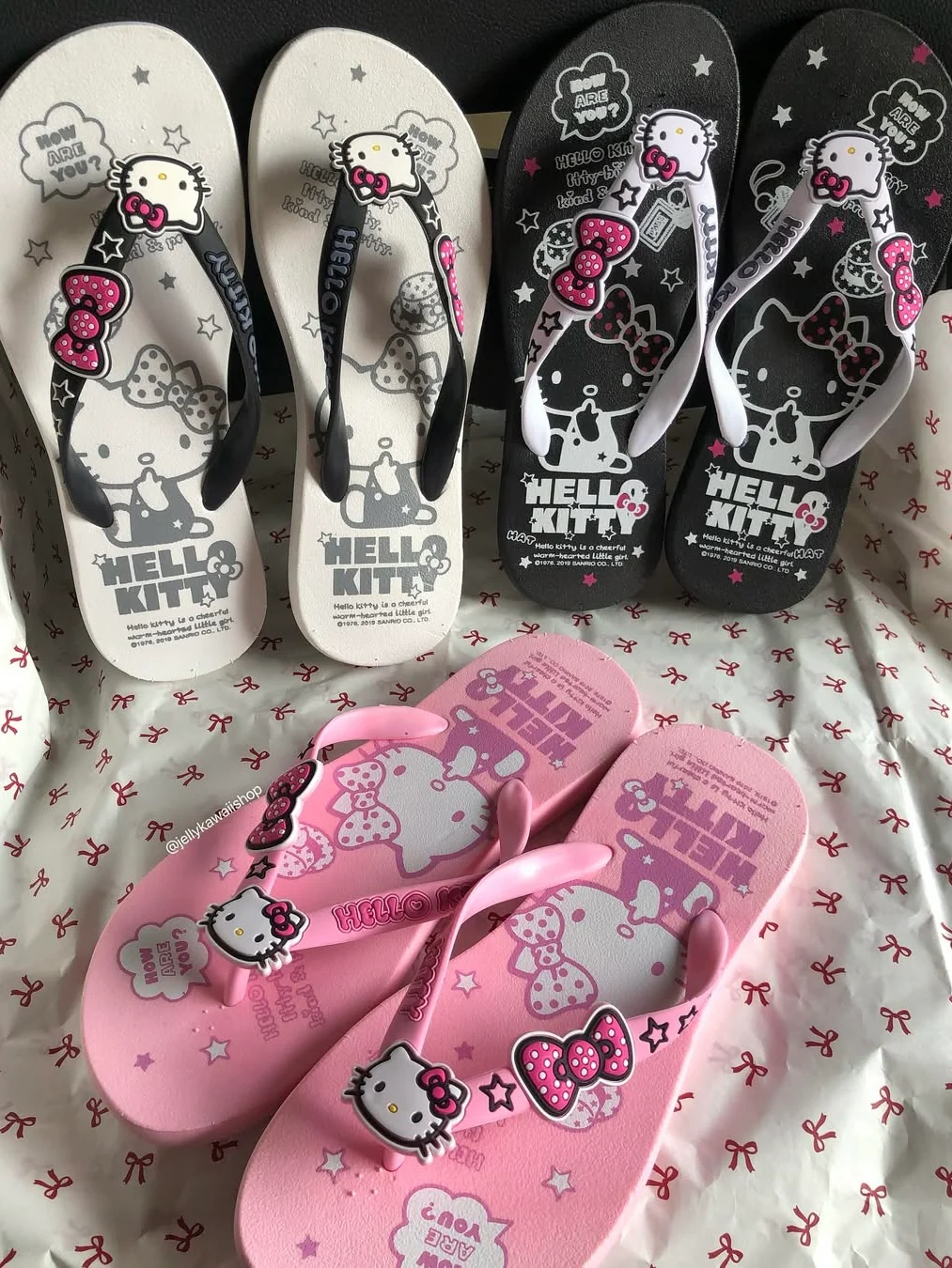 Hellokitty Women Beach Summer Casual Flip Flop Sandals