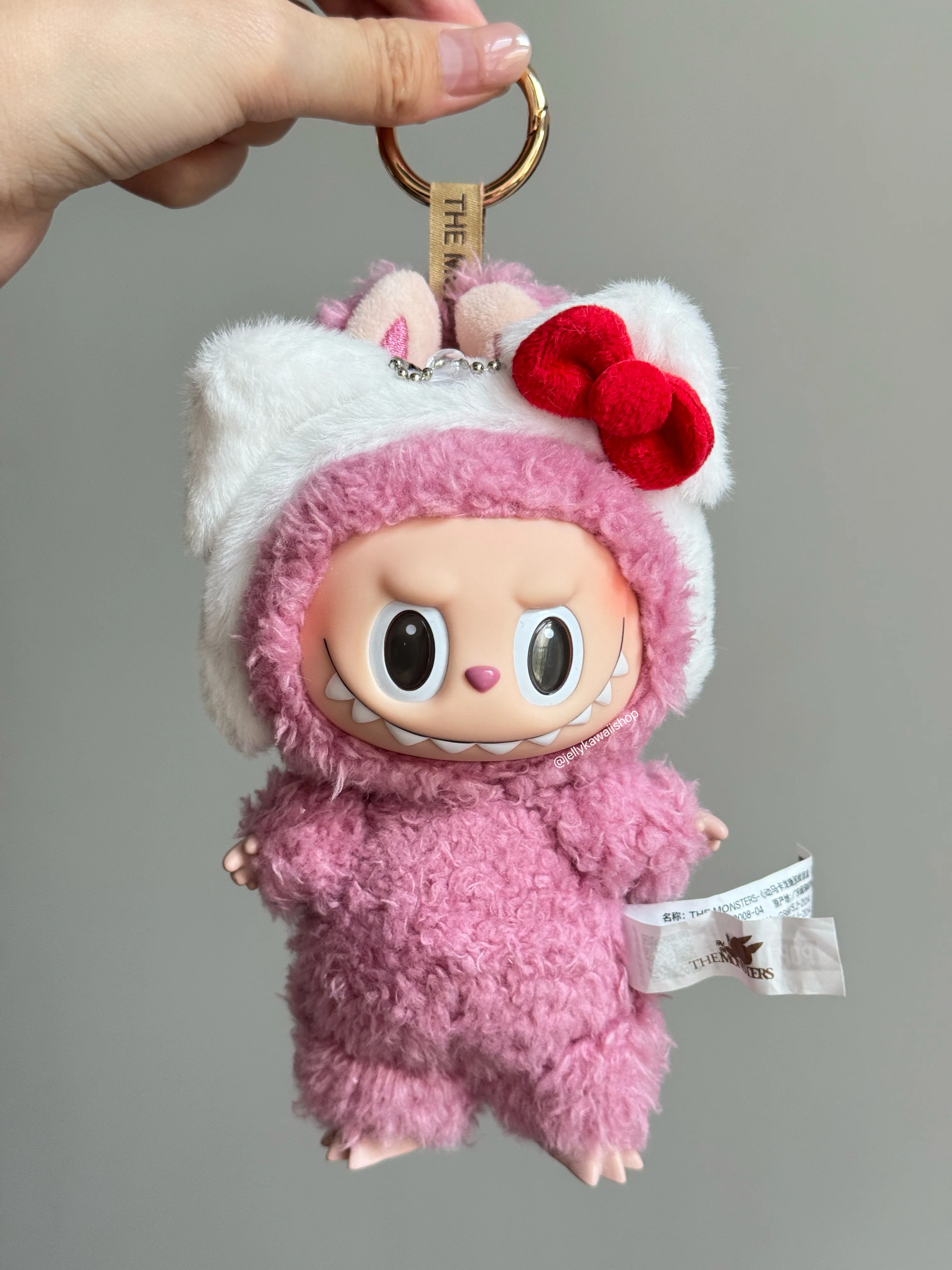 Sanrio Plush hair band 17cm Doll Clothes Suitable for 17cm Labubu Plushies Keychain Accessories