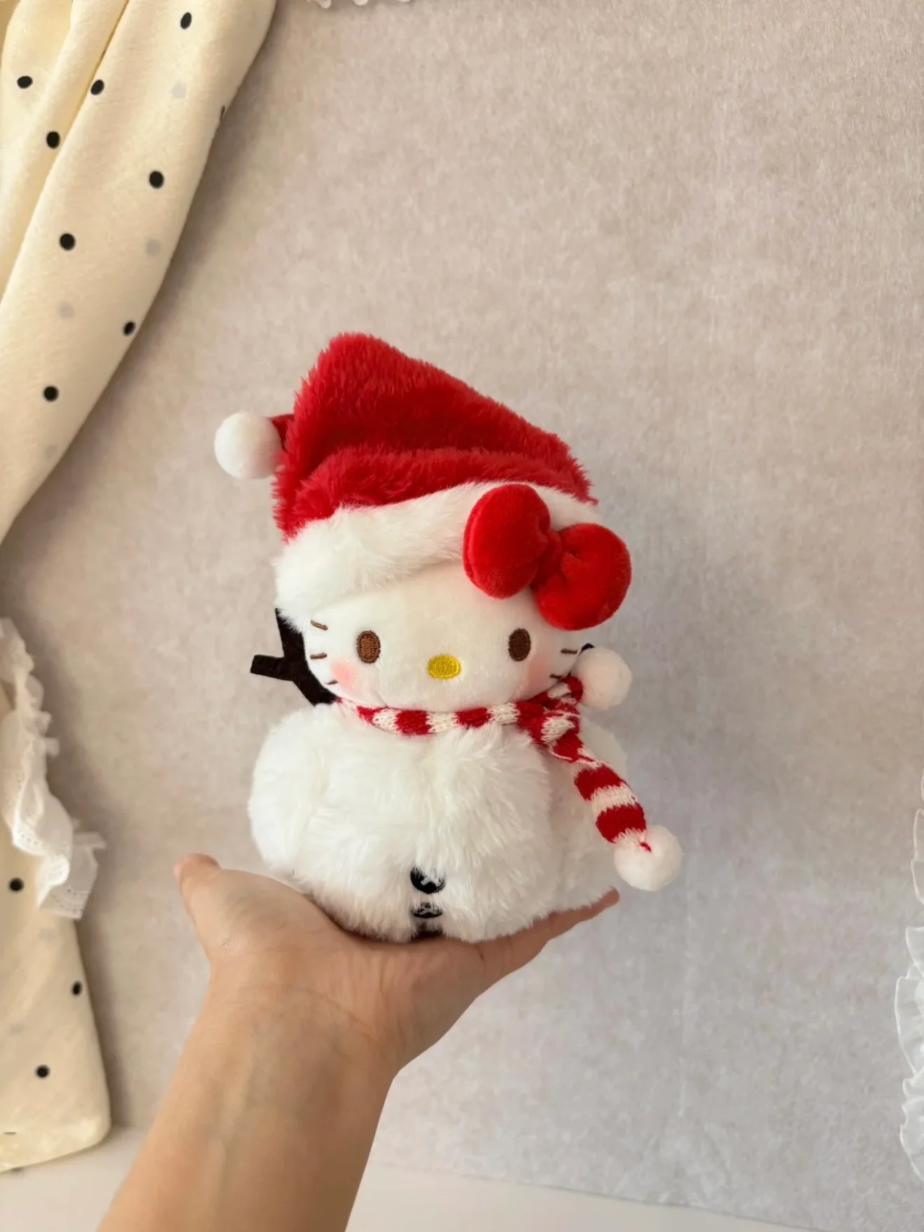 HelloKitty Christmas Tree Snowman Ornament Plushie