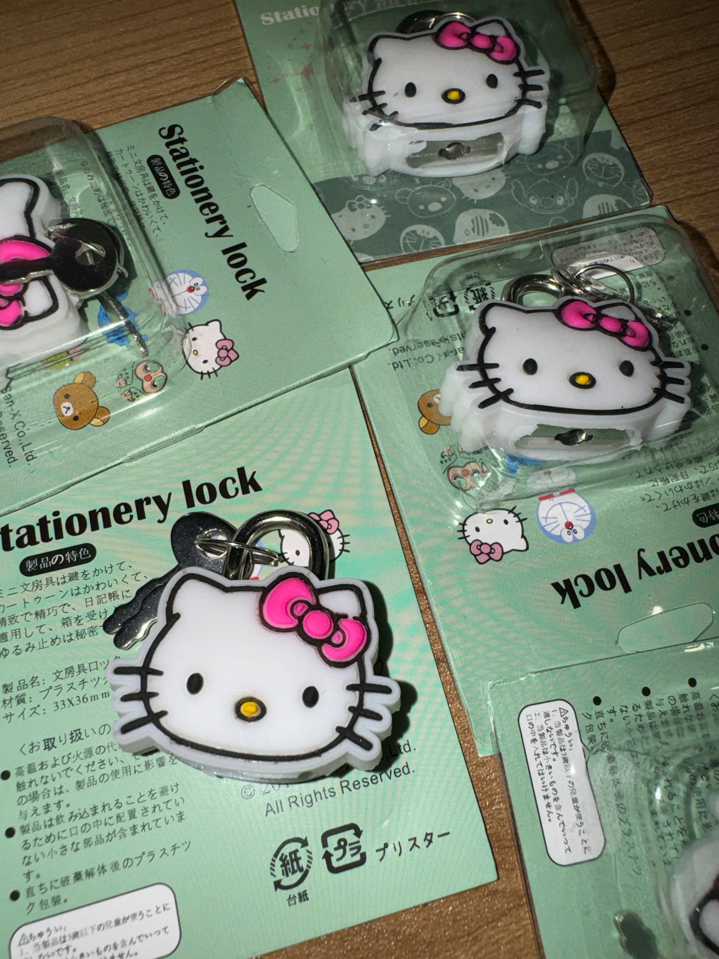 Hellokitty Mini Padlock Lock with Key