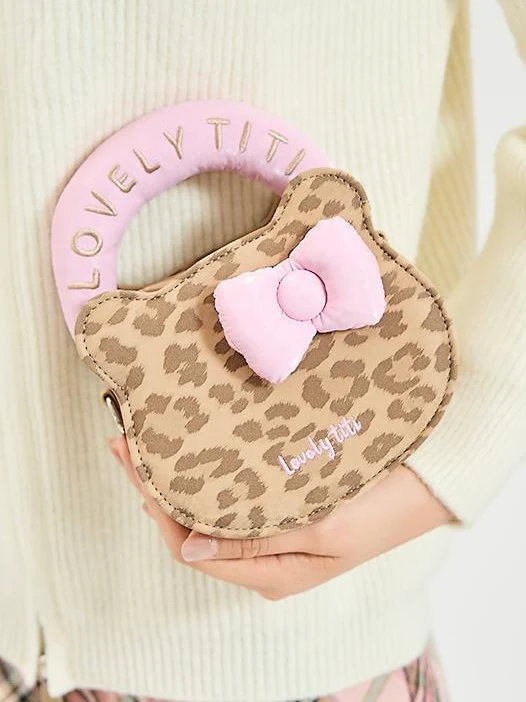 Hellokitty Shape Small Top Handle Bags Mini Purses Handbags Mini Crossbody Purse