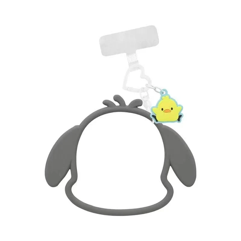 Sanrio Multi-ring Slicone Bracelet Phone Charm Phone Lanyard with Tether Tab Phone Chain Strap Hands-Free Wrist Strap