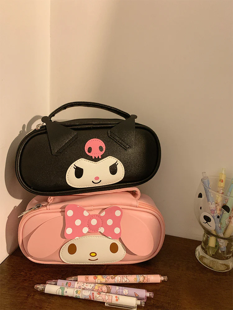 Sanrio Pencil Case Makeup Organizer Storage Makeup Bag Girls Case Bags