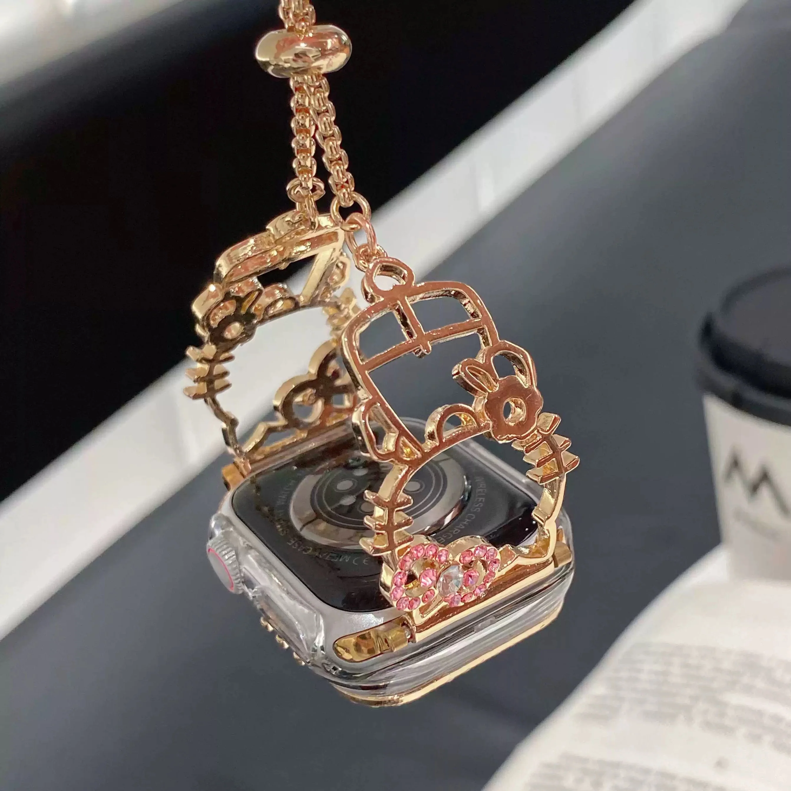 Hellokitty Shape Apple Watch Band Strap Bands Bracelet Wristband for iWatch Series