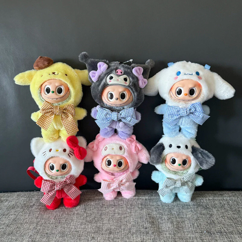 Sanrio Crossbody Bag 17cm Doll Clothes Suitable for 17cm Labubu Plushies Accessories