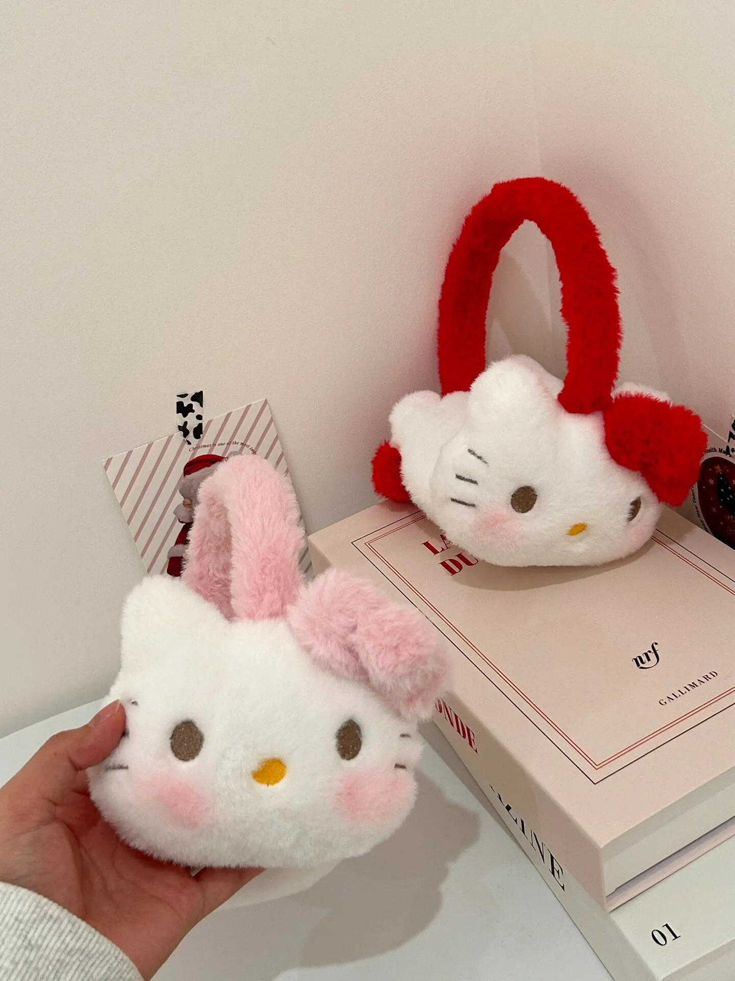 KT Foldable Ear Muffs Cold Weather Fluffy Earmuffs Winter Warm Headband