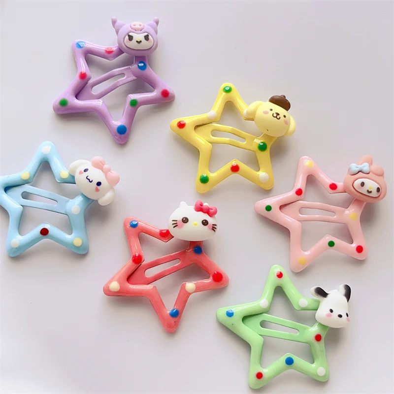 Sanrio Hair clips｜12 Count (Pack of 1)