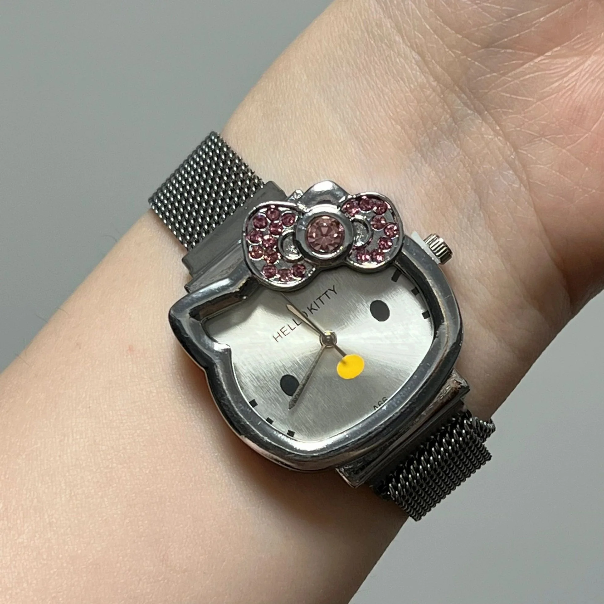 KT Crystal Watch Adjustable Metal Strap