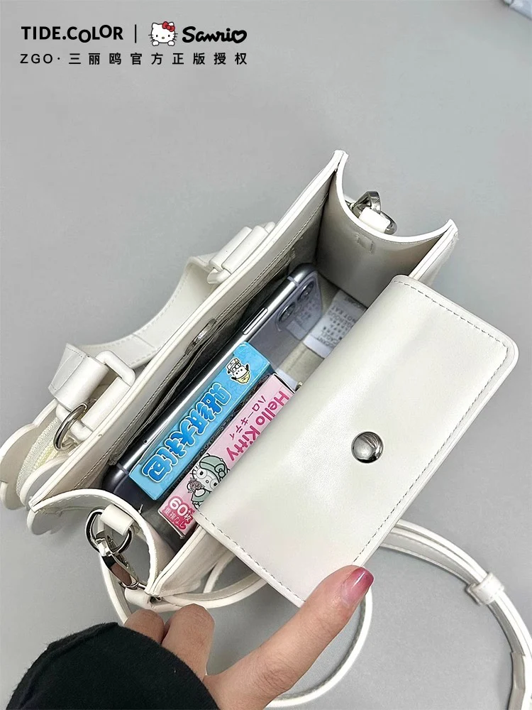 Sanrio Crossbody Messenger Bag Classic Cambridge Bag Work Cross-body Bag Satchel Purse Handbag（gift box packaging）