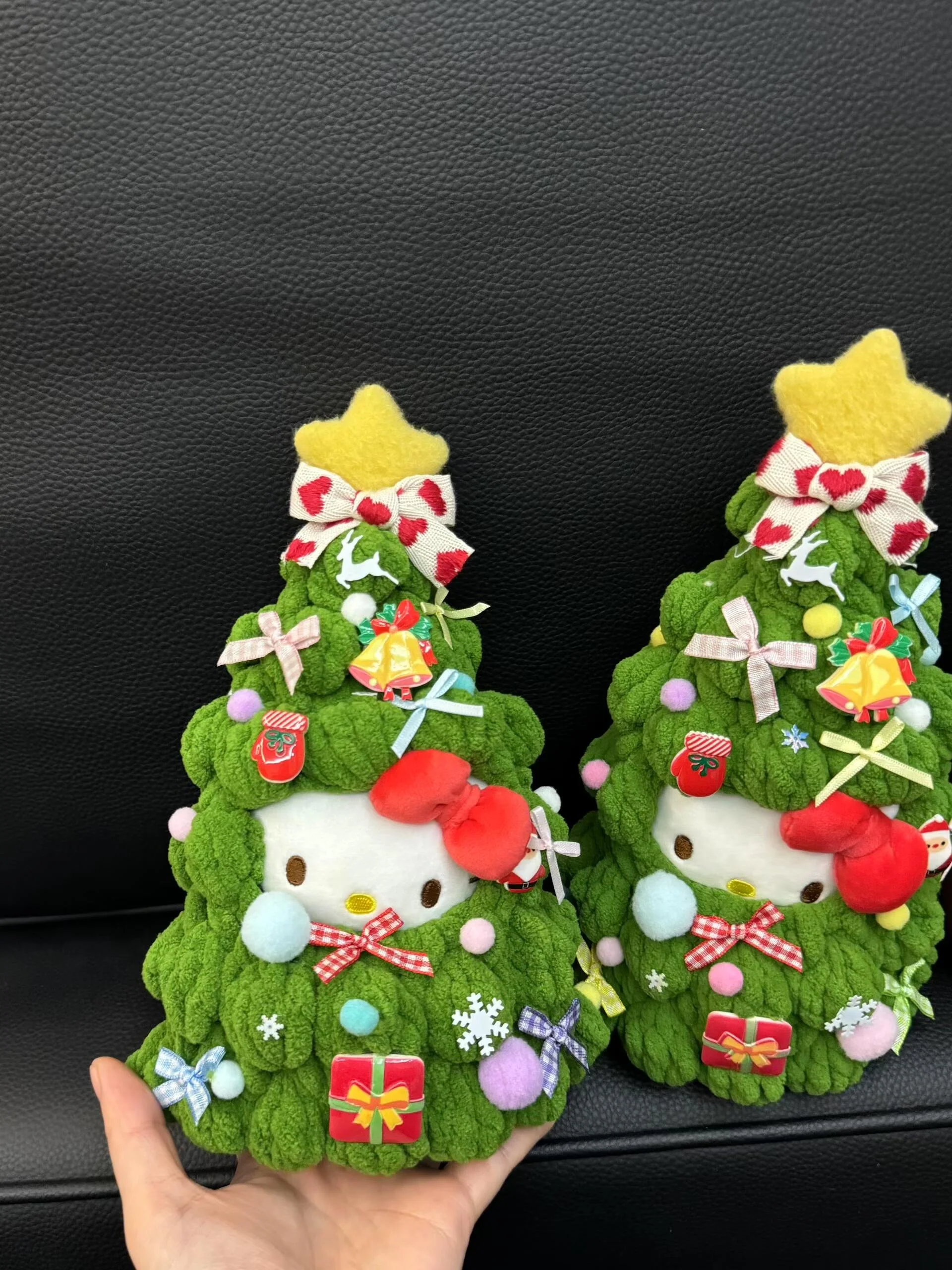 HelloKitty Christmas Tree Snowman Ornament Plushie