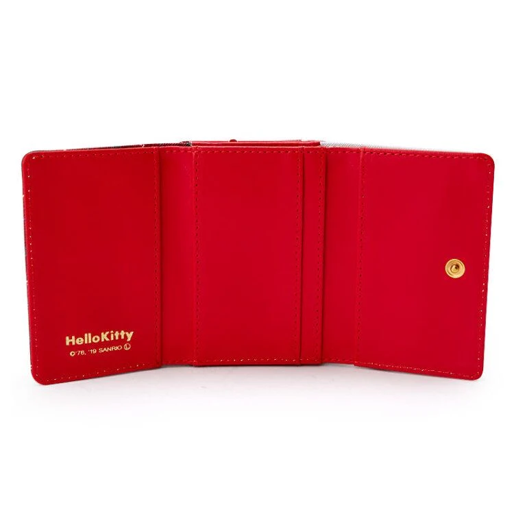 Sanrio Cute Character Small Wallet Short Ladies Wallet Leather Tri-fold Wallet Money Bag