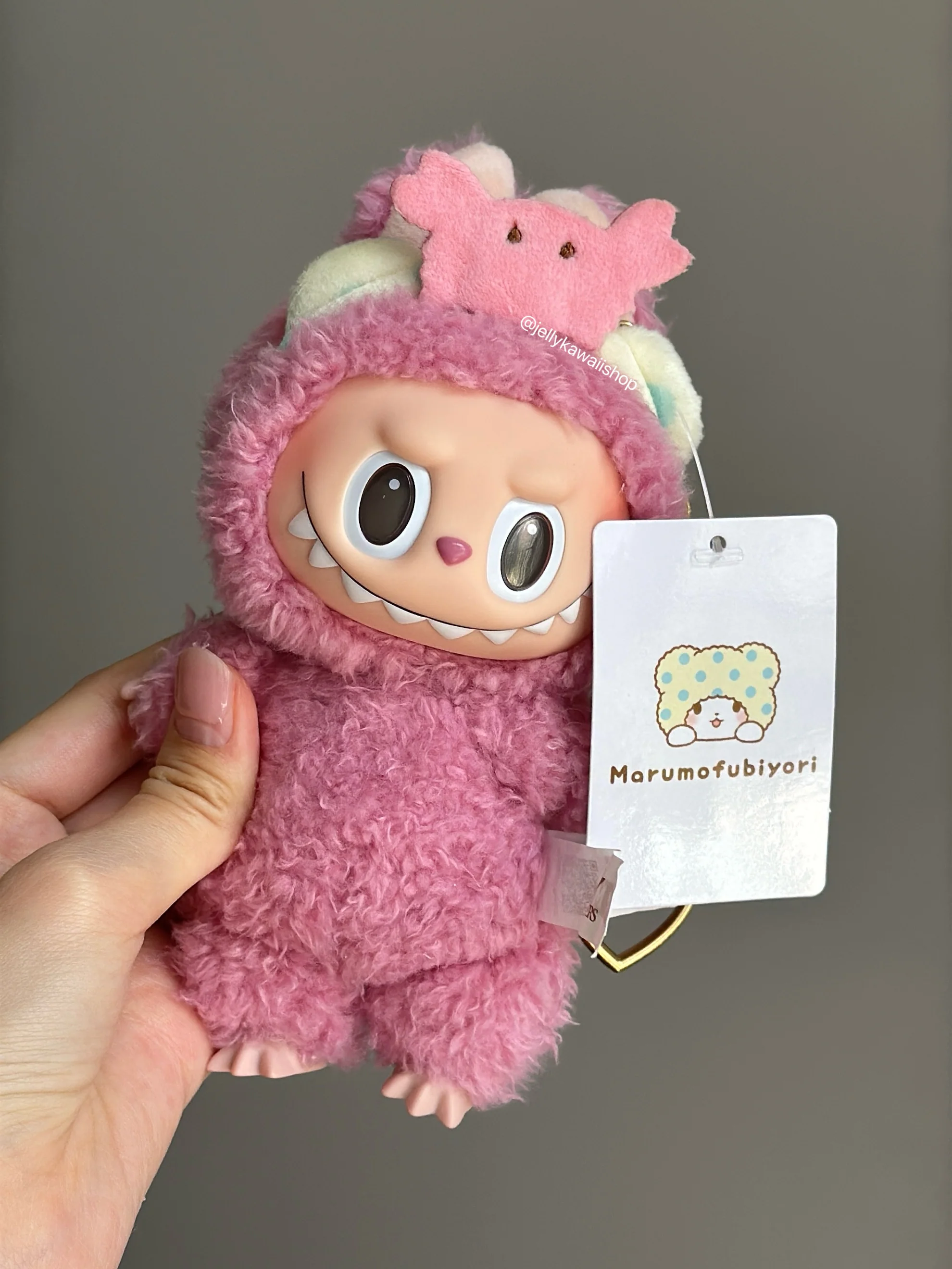 Sanrio Plush hair band 17cm Doll Clothes Suitable for 17cm Labubu Plushies Keychain Accessories