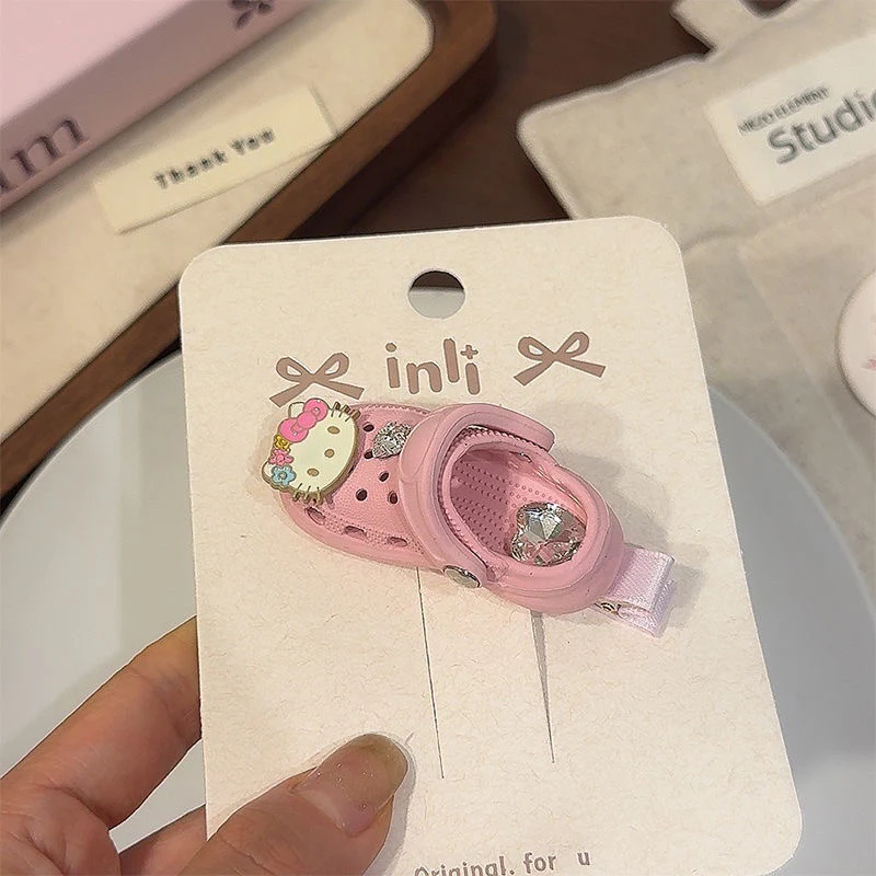Hellokitty Mini Crocs Handmade Accessories Hairpins