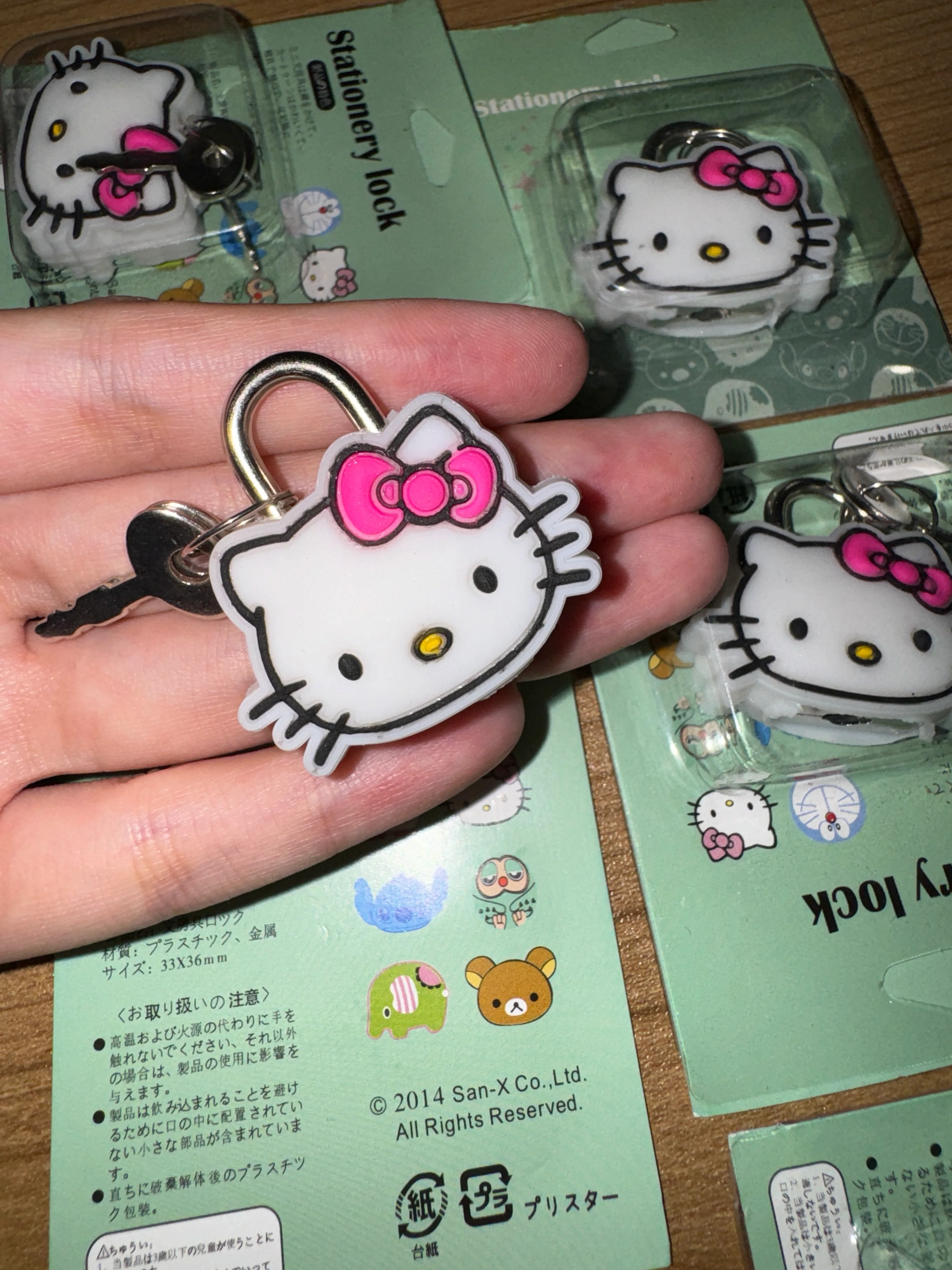 Hellokitty Mini Padlock Lock with Key