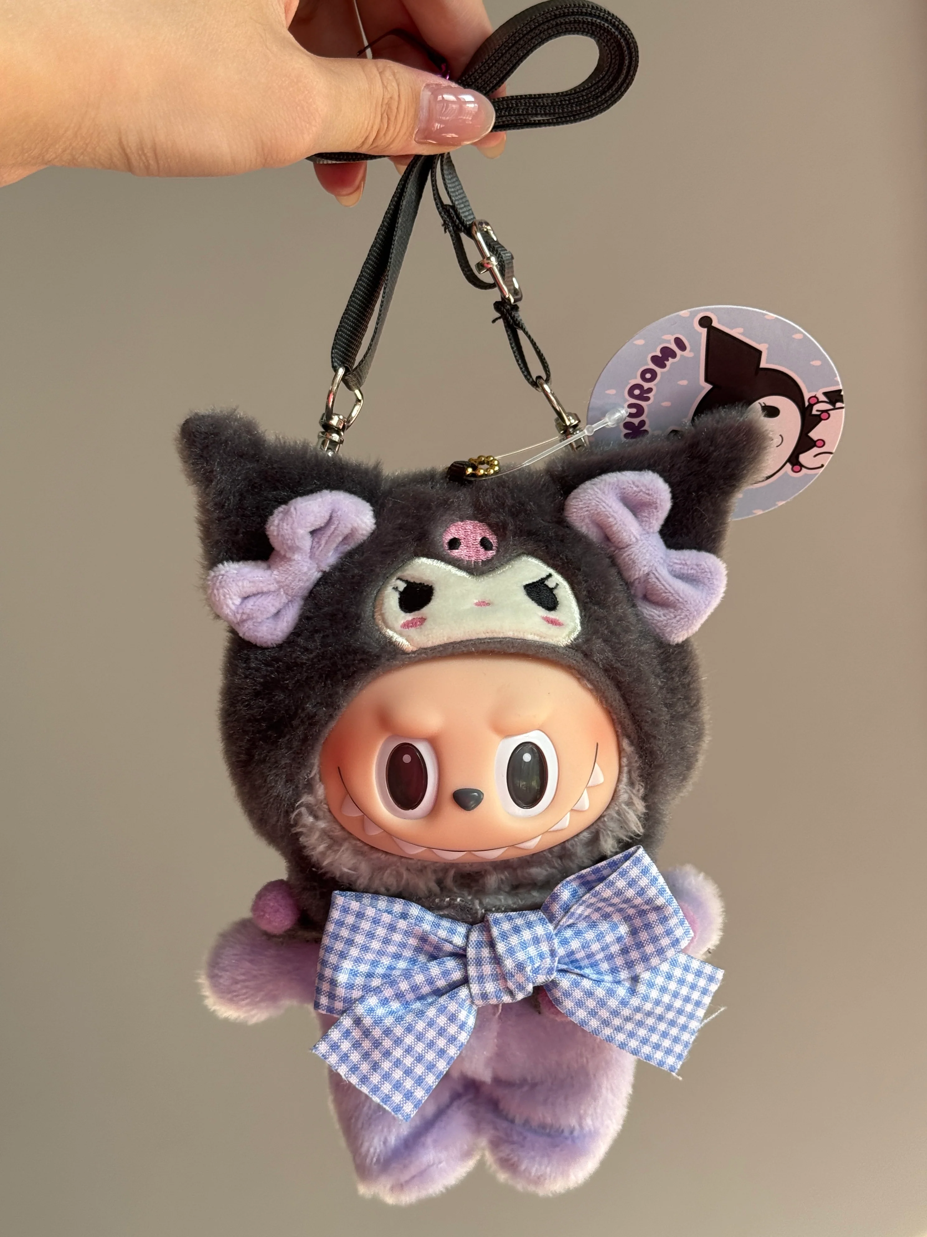 Sanrio Crossbody Bag 17cm Doll Clothes Suitable for 17cm Labubu Plushies Accessories