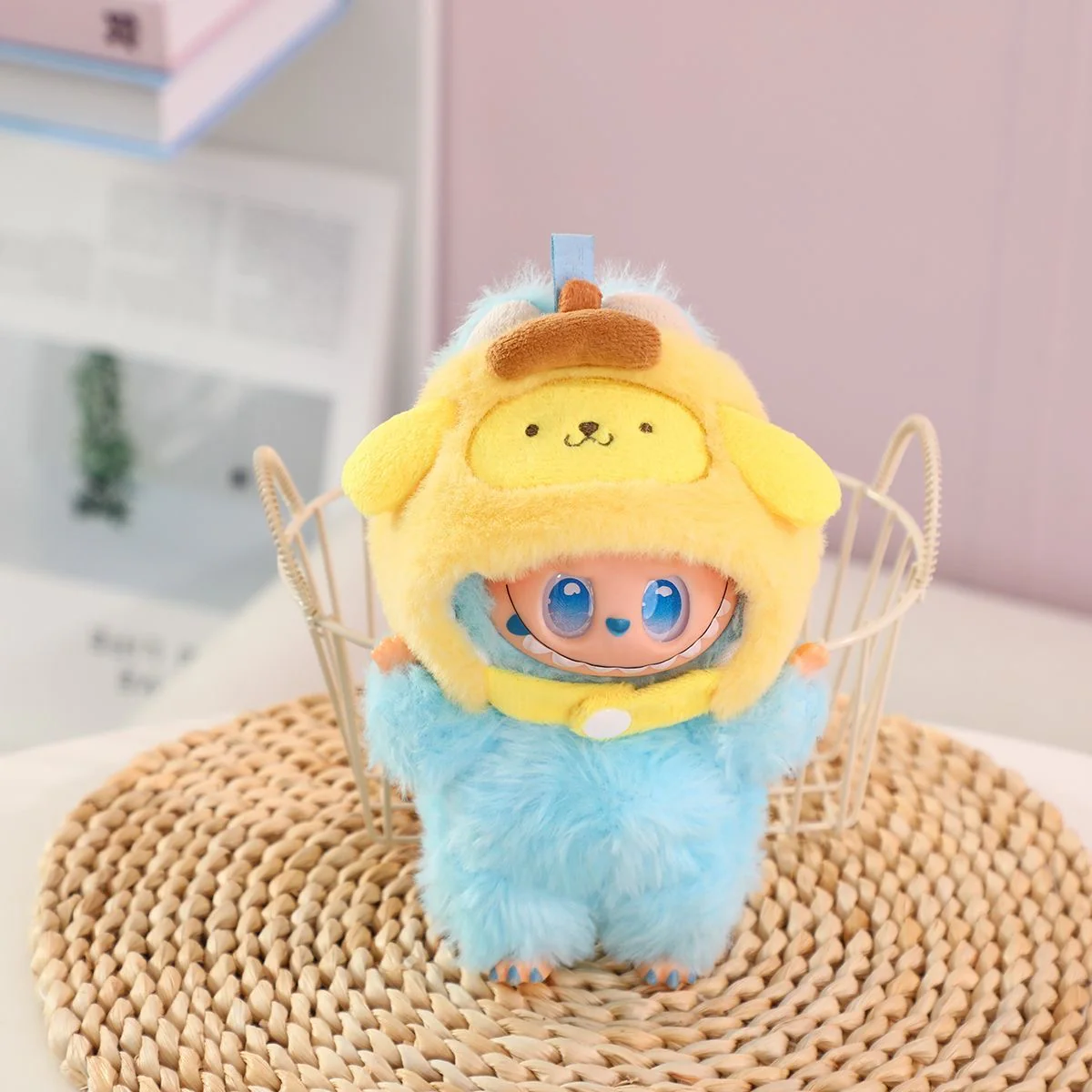 Sanrio Plush Hat Clothing Accessories (NO DOLL) Cute Clothes for Labubu Dress up Unique Style