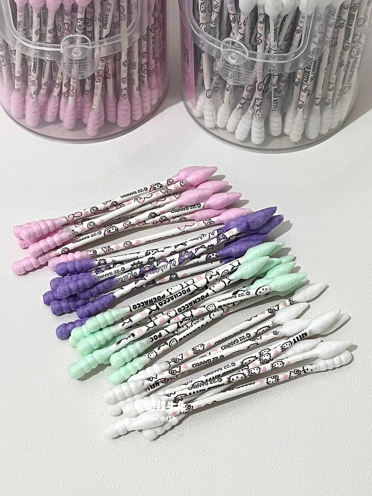 Sanrio Bamboo Cotton Swabs(1 Pack of 180)