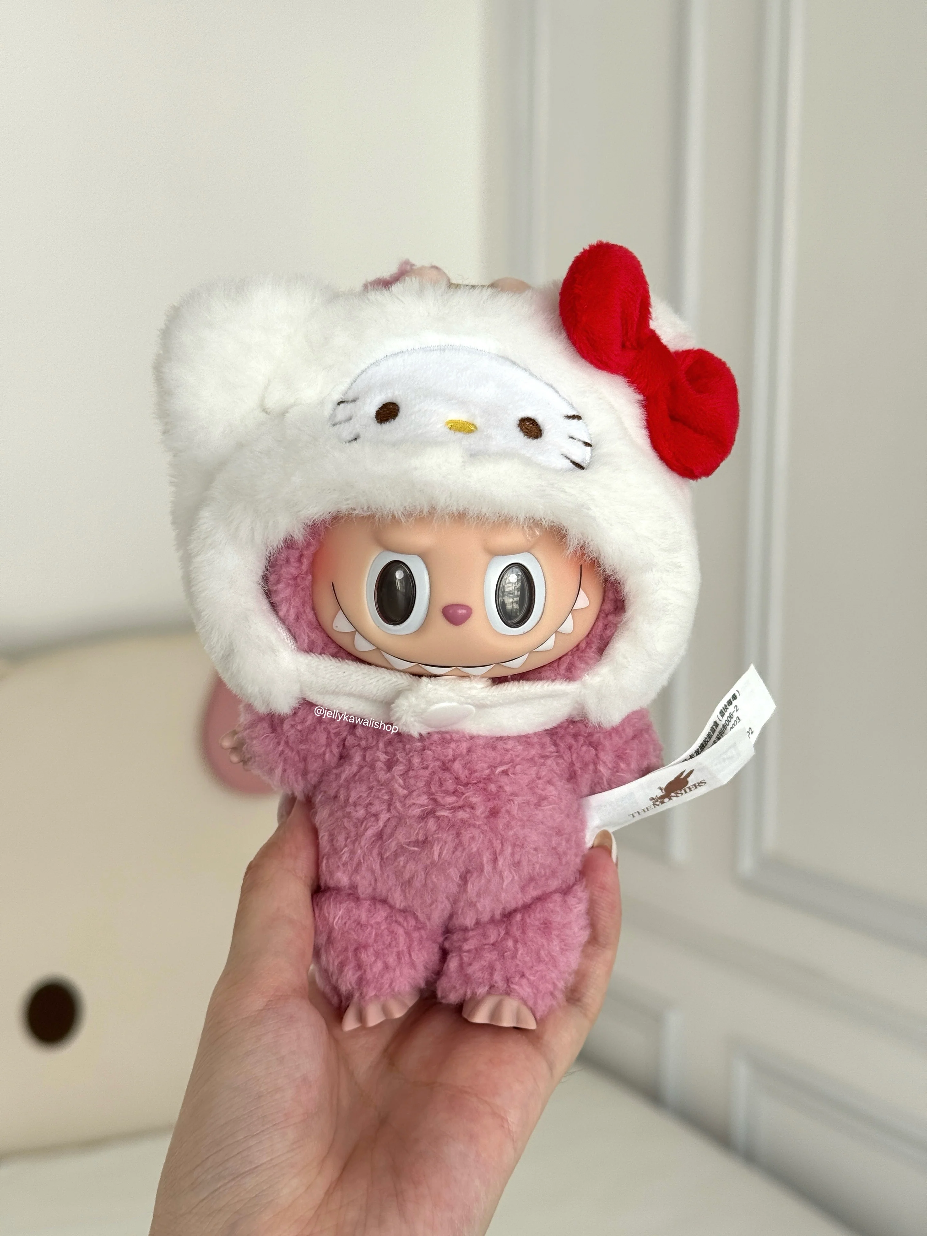 Sanrio Plush Hat Clothing Accessories (NO DOLL) Cute Clothes for Labubu Dress up Unique Style