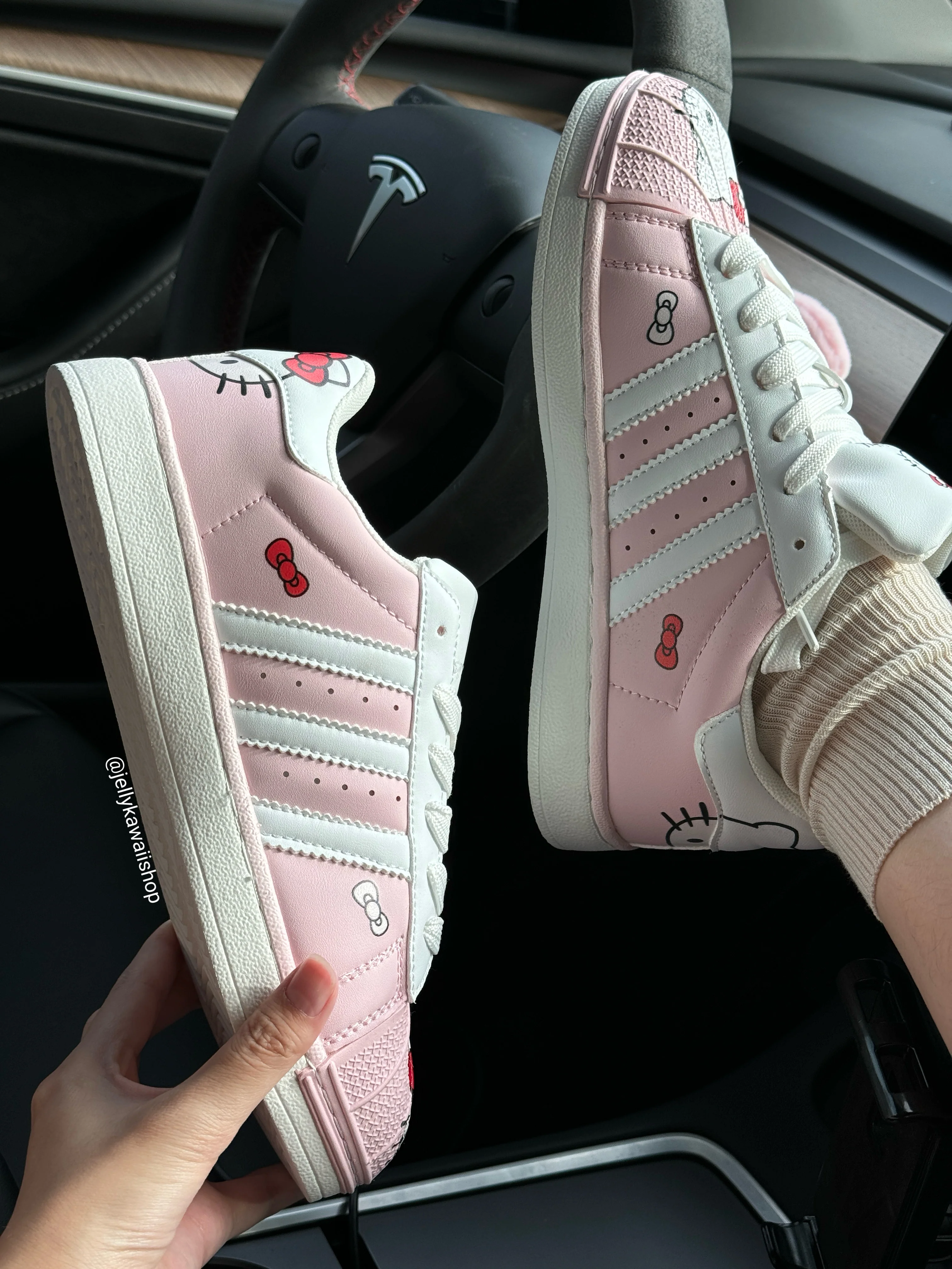 Hellokitty Pink Cute Sneakers Casual Fashion Comfortable Classic Shoes