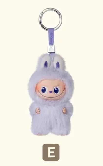 Mini Labubu Pin for Love Series Vinyl Plush Pendant Blind Box