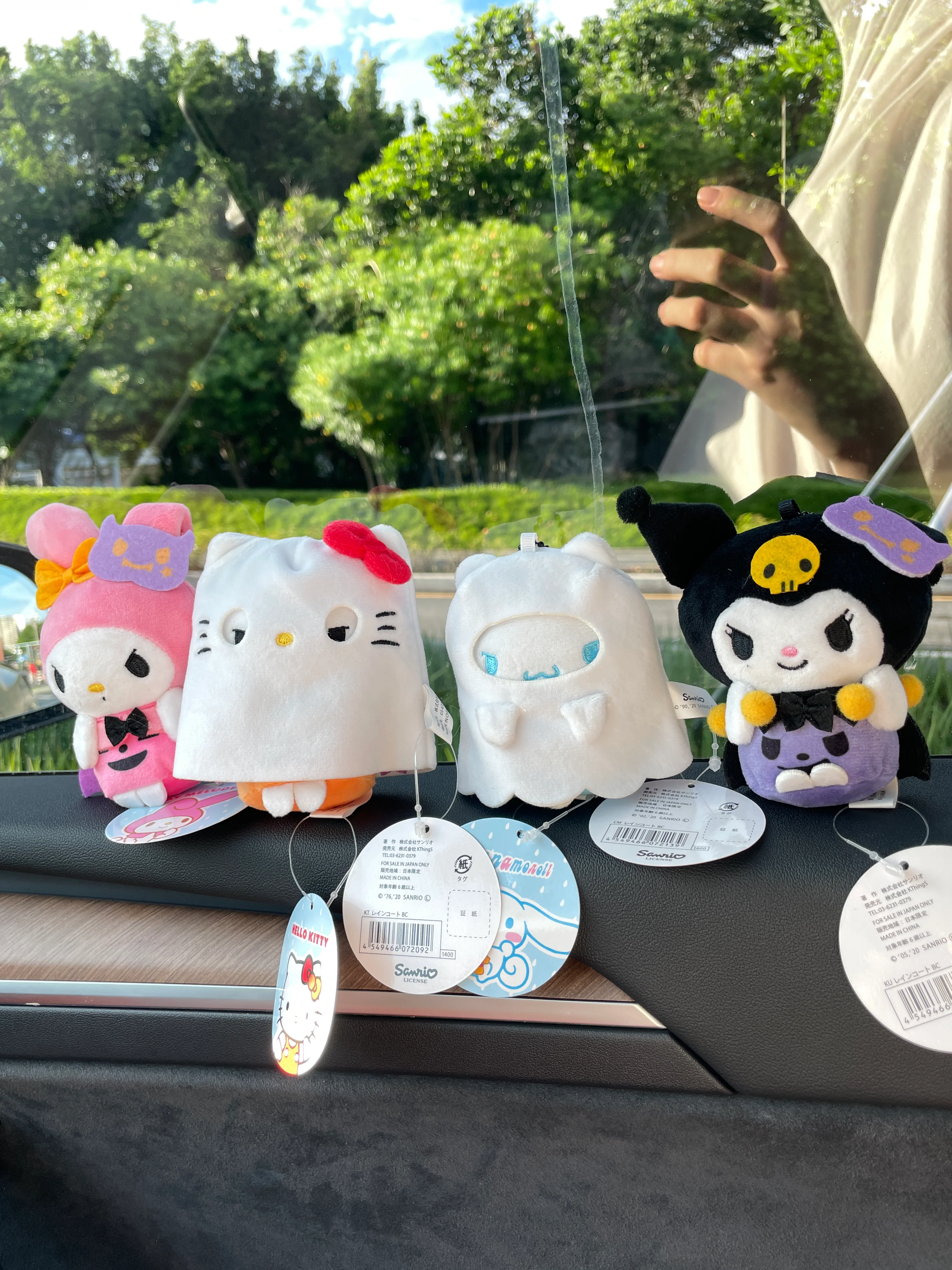 Sanrio Halloween Pumpkin Plushie Keychain