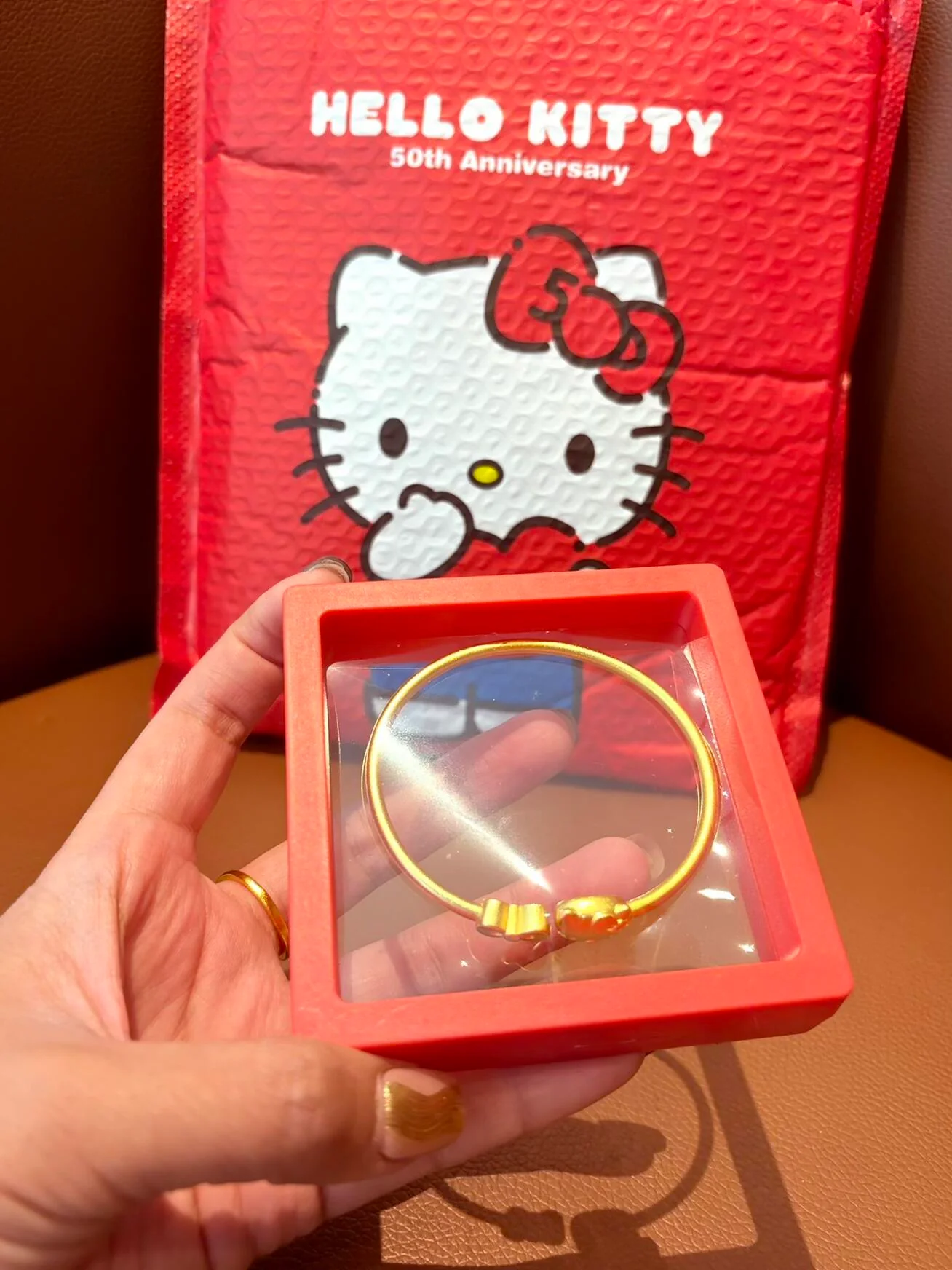 Hellokitty Alluvial gold Bracelets Birthday Christmas Jewelry Gift for Women Girls