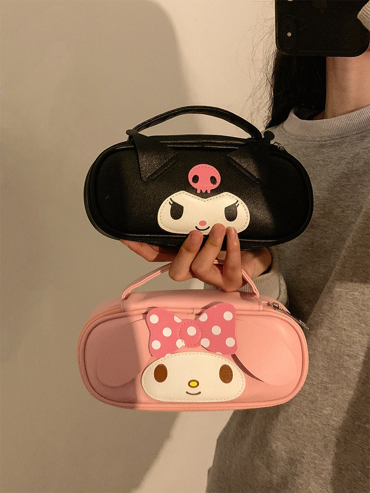 Sanrio Pencil Case Makeup Organizer Storage Makeup Bag Girls Case Bags