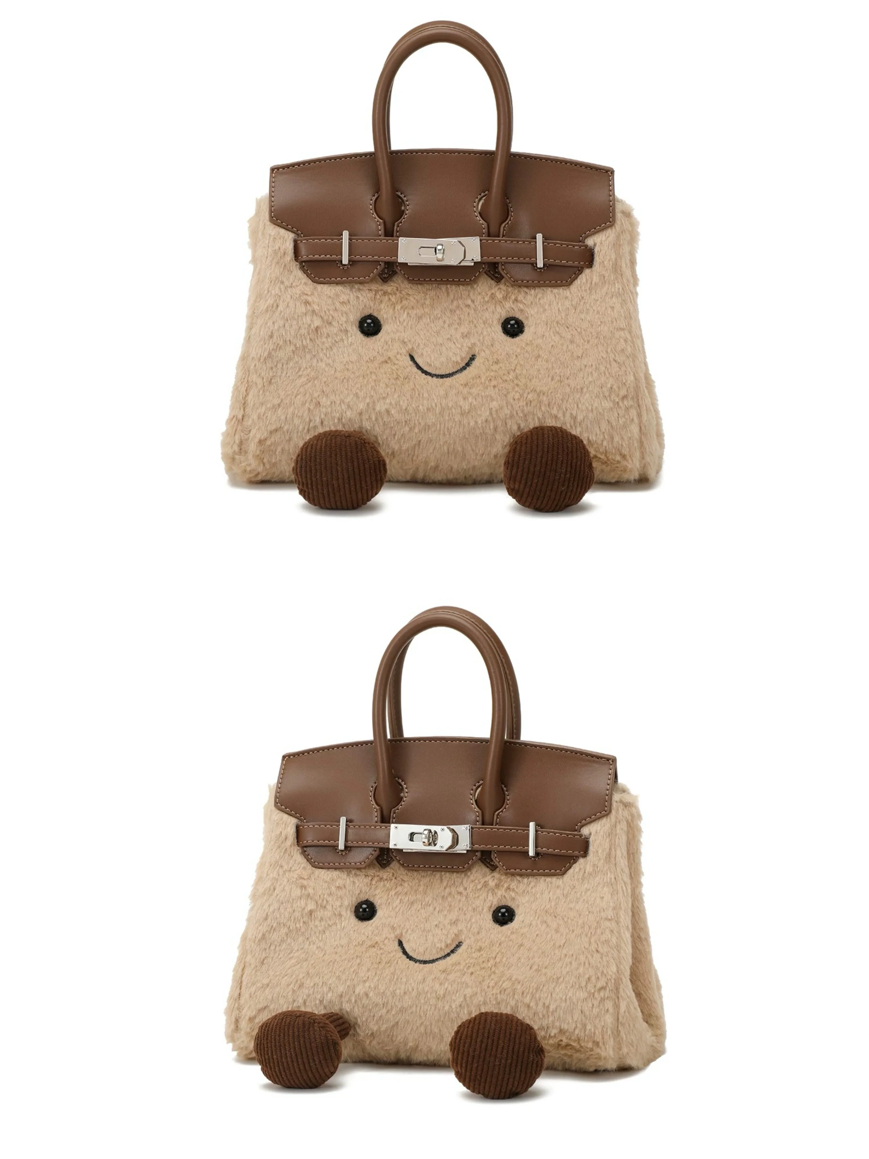 【PRE-BLACK FRIDAY DEALS】Plush Fluffy Bag Handbags Shoulder Bag Top Handle Satchel Tote Work Bag