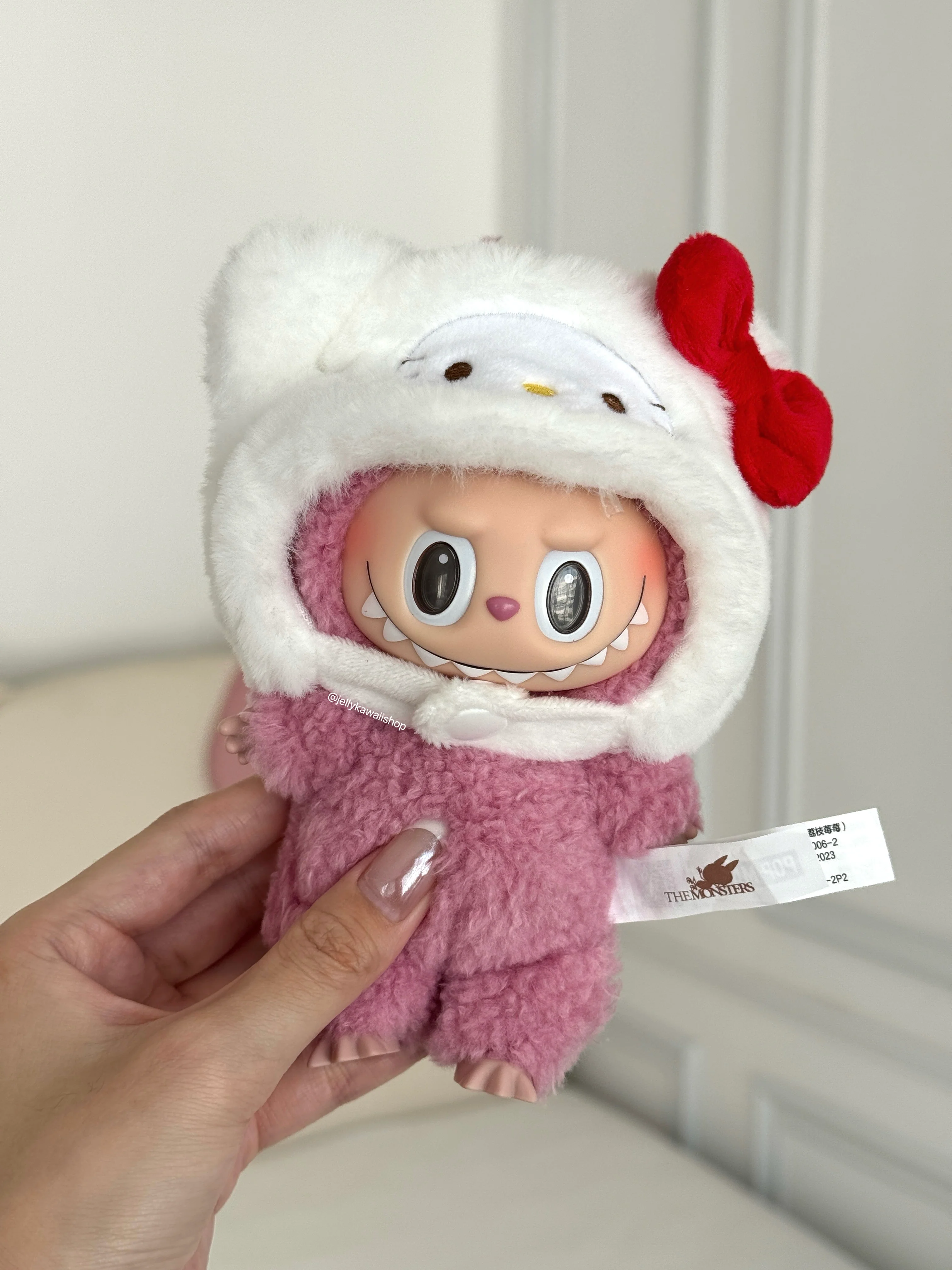 Sanrio Plush Hat Clothing Accessories (NO DOLL) Cute Clothes for Labubu Dress up Unique Style