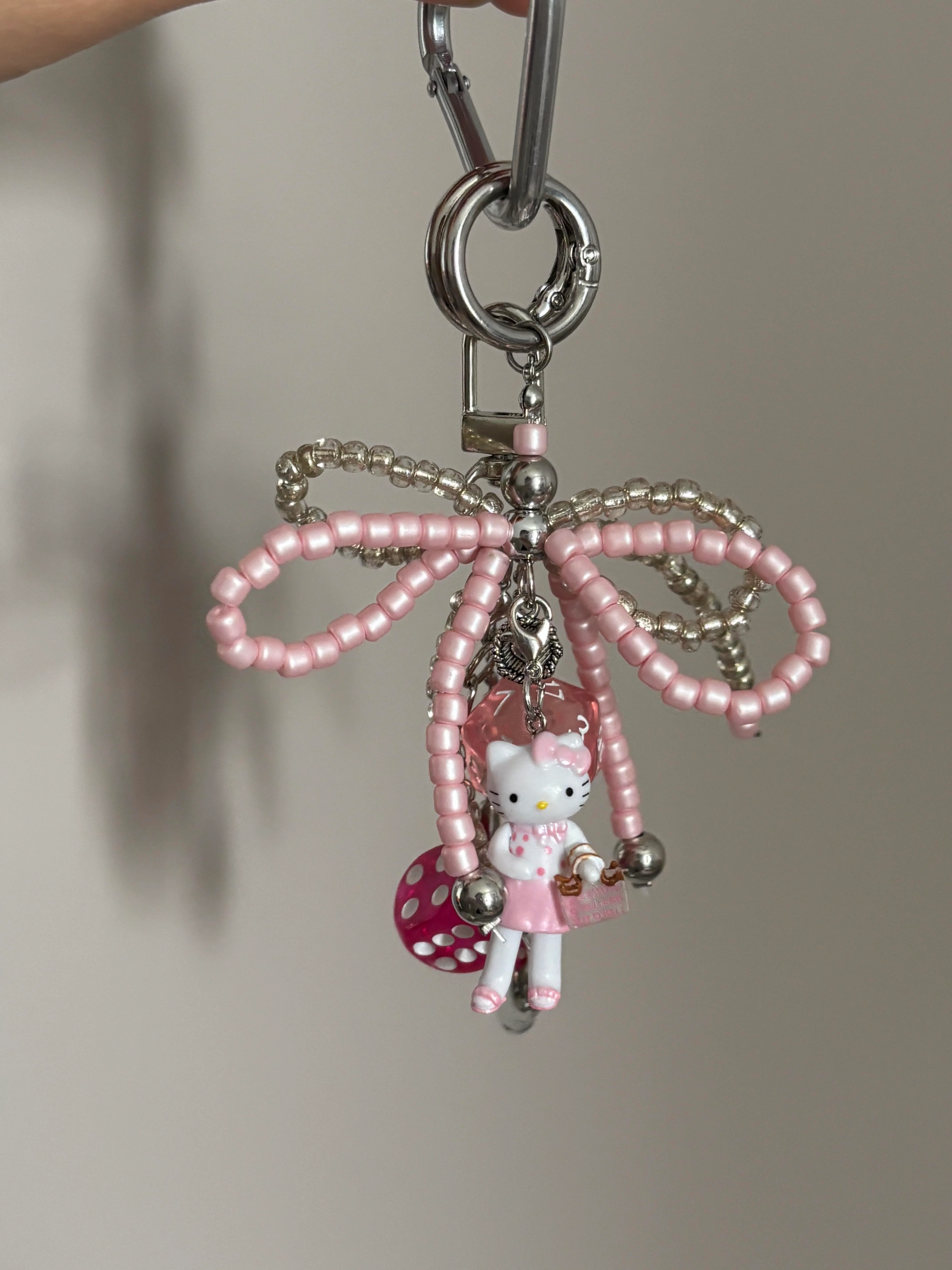 Hellokitty Handmade Bag Charm Handbag Chains Decoration for Women Pendant Accessories for Purse Designer Shoulder Bag