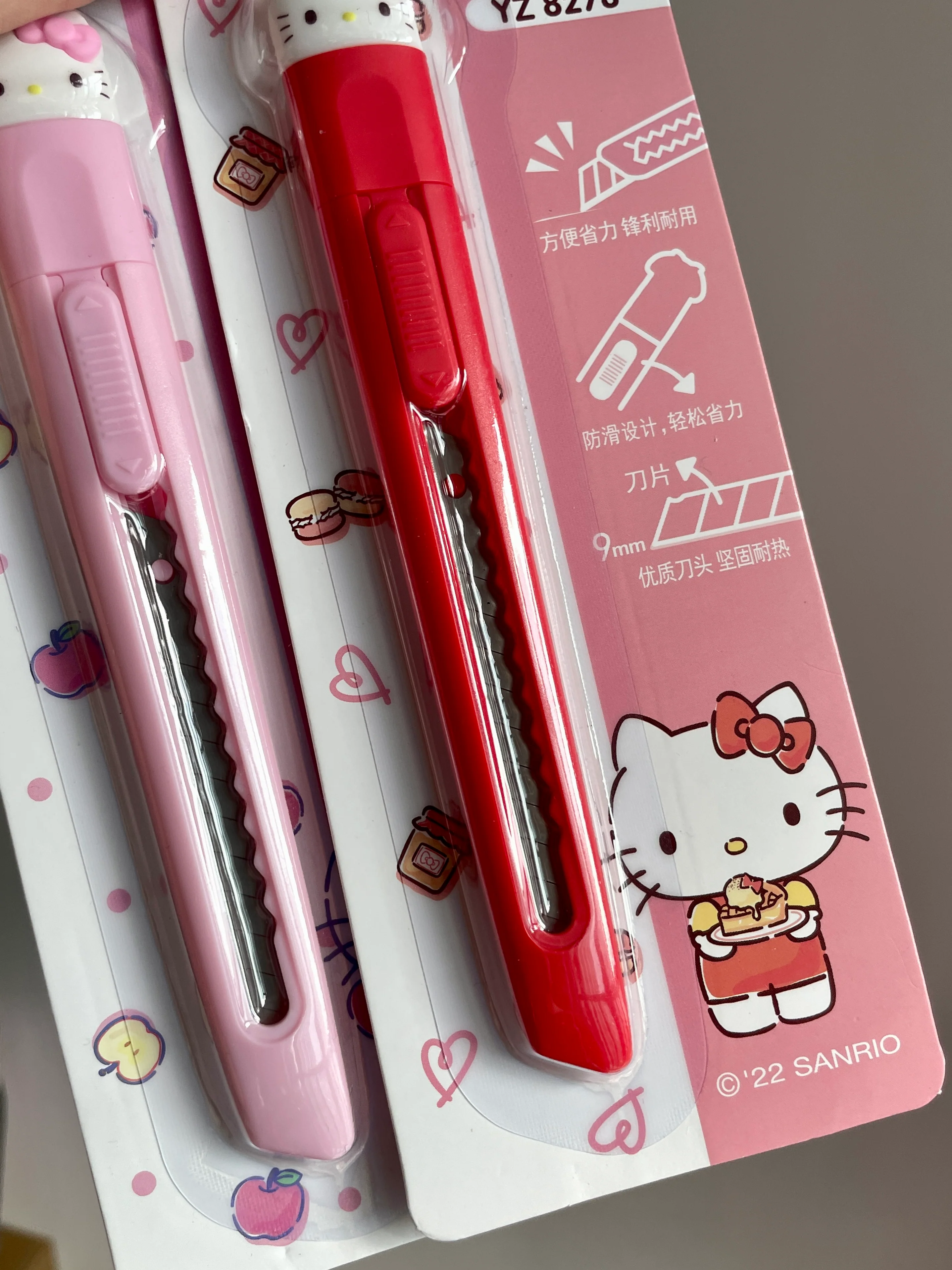 KT Utility Knife Box Cutter Retractable Lightweight Razor Knife Exacto Knife for Office, Home, Crafts, Hobby Use