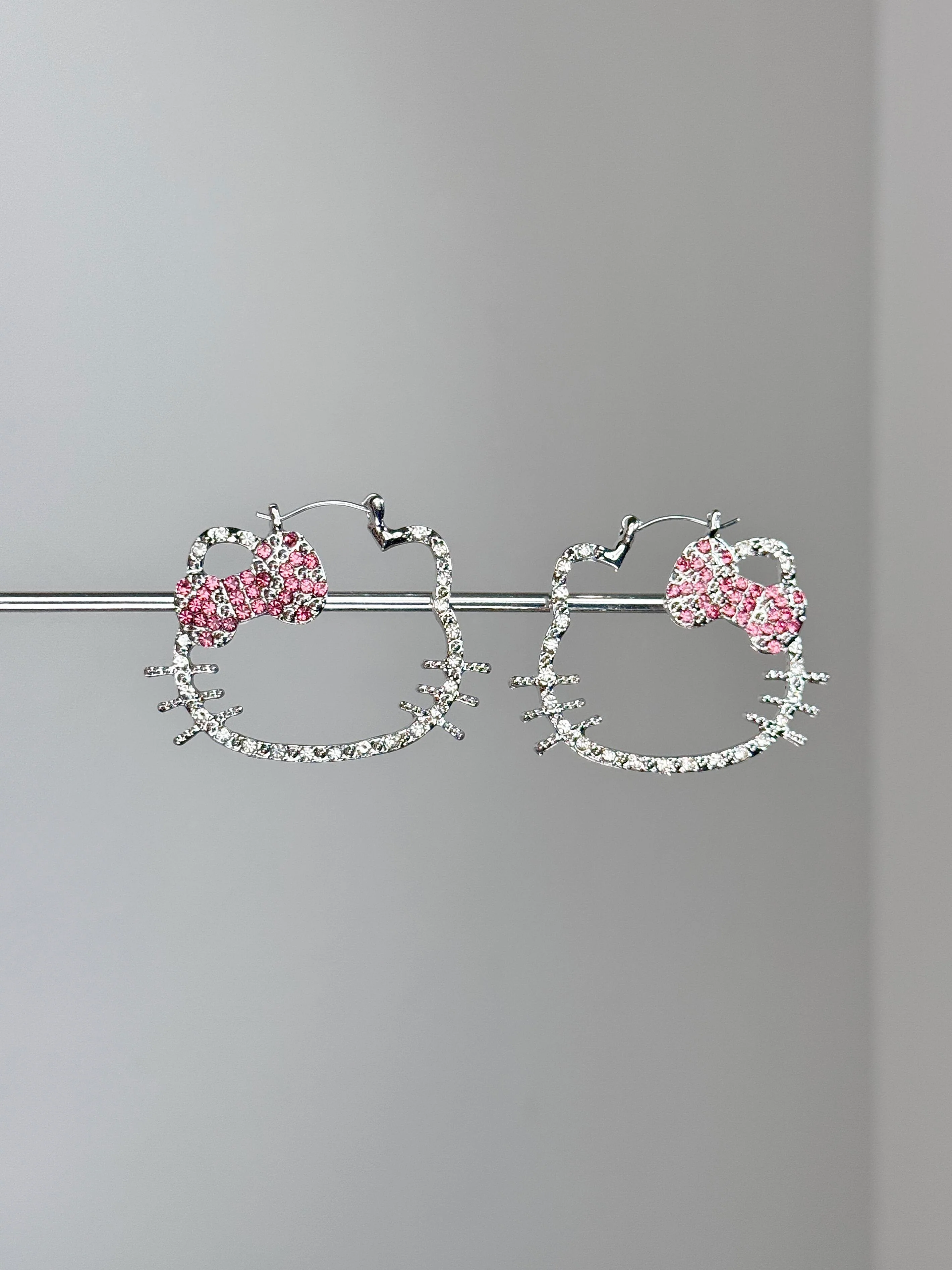 HelloKitty Sparkle Skeleton Earrings 2PCS