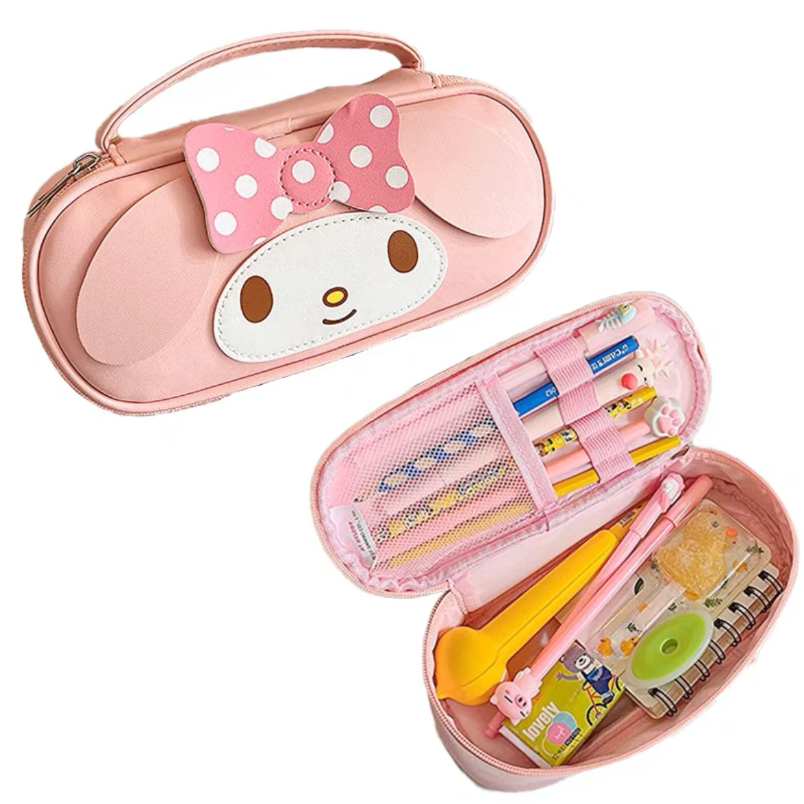 Sanrio Pencil Case Makeup Organizer Storage Makeup Bag Girls Case Bags